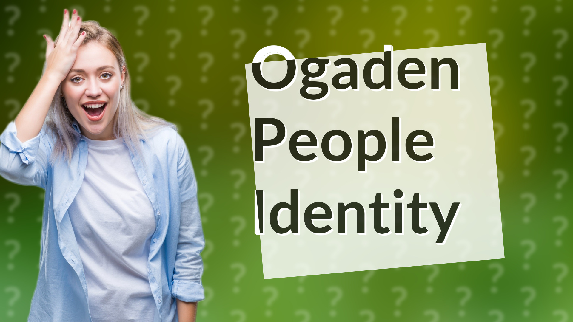 Ogaden People Identity