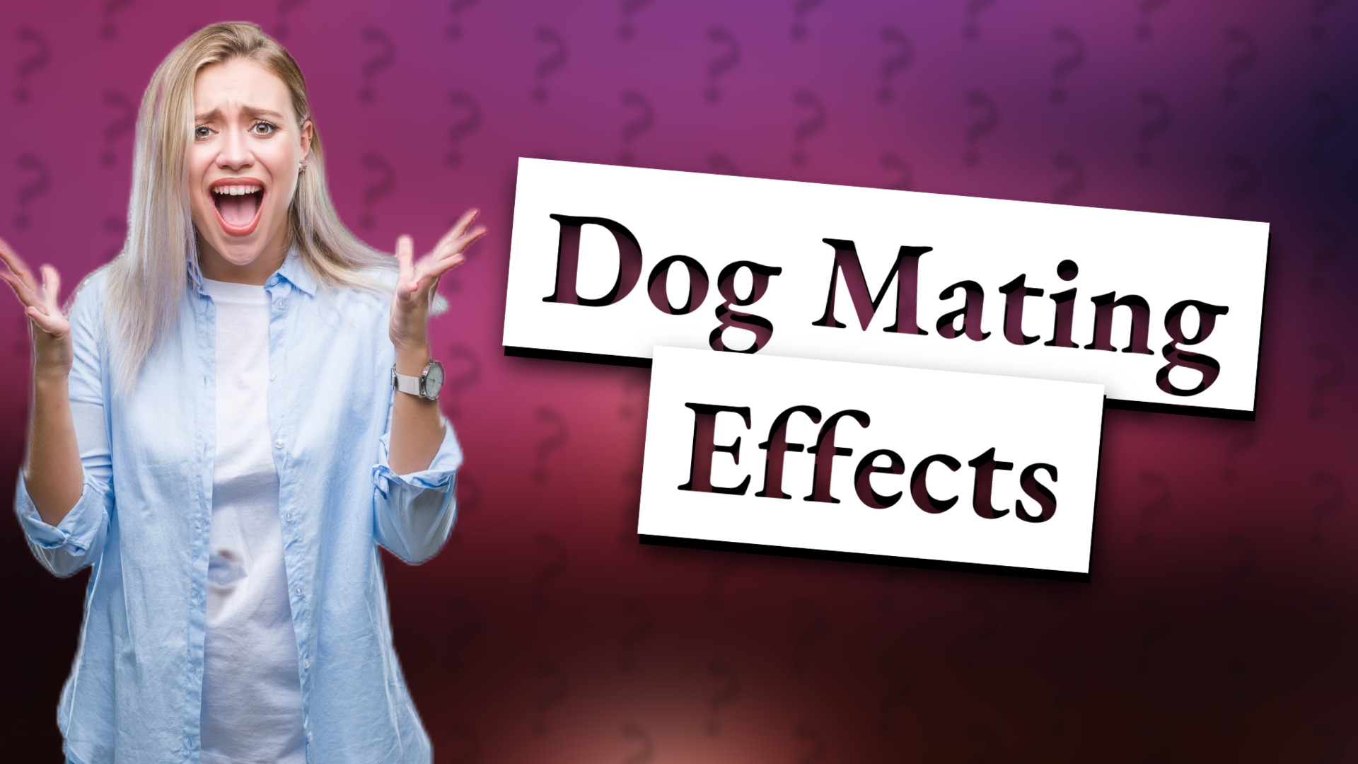 Dog Mating Effects