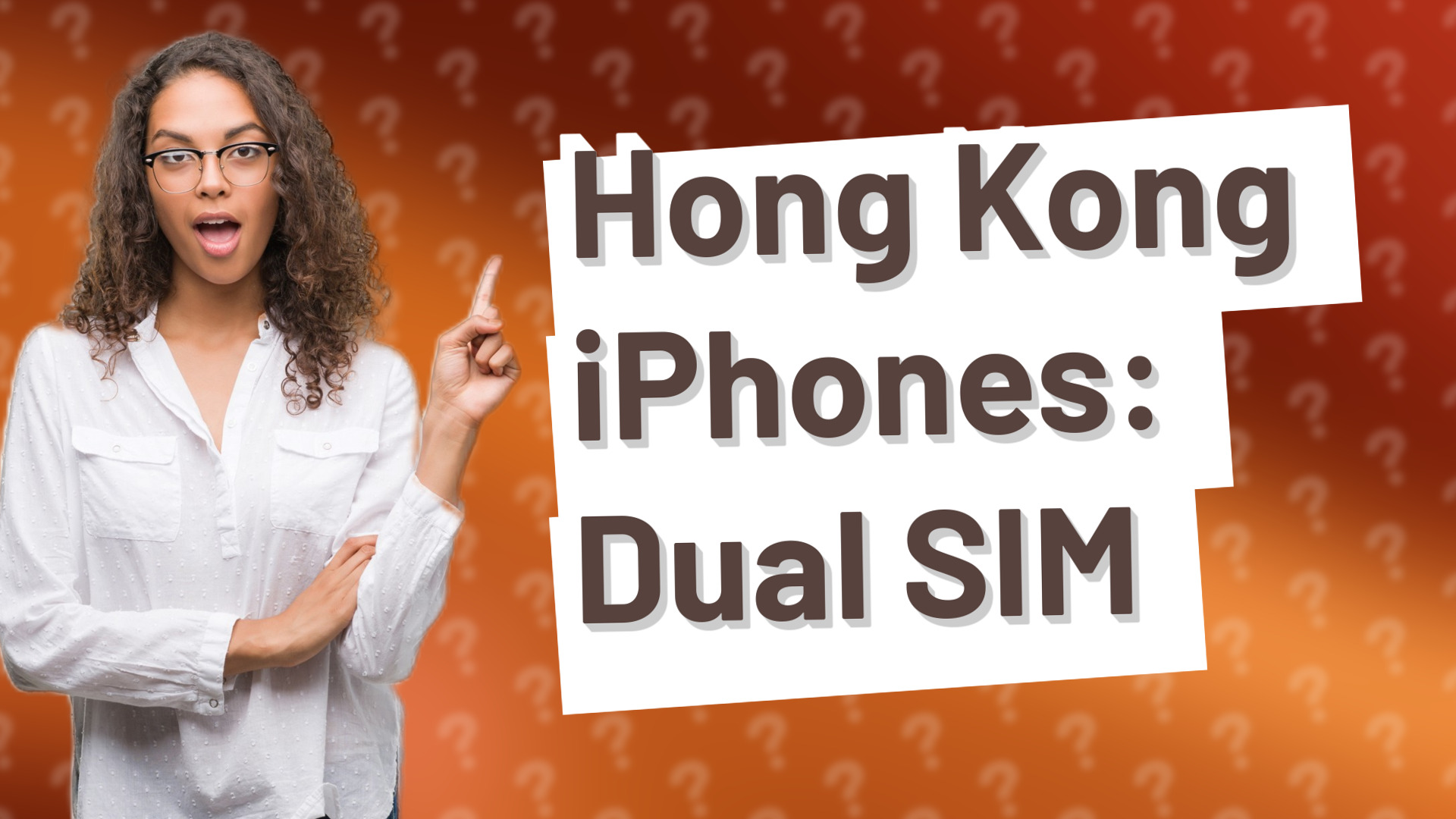Hong Kong iPhones: Dual SIM