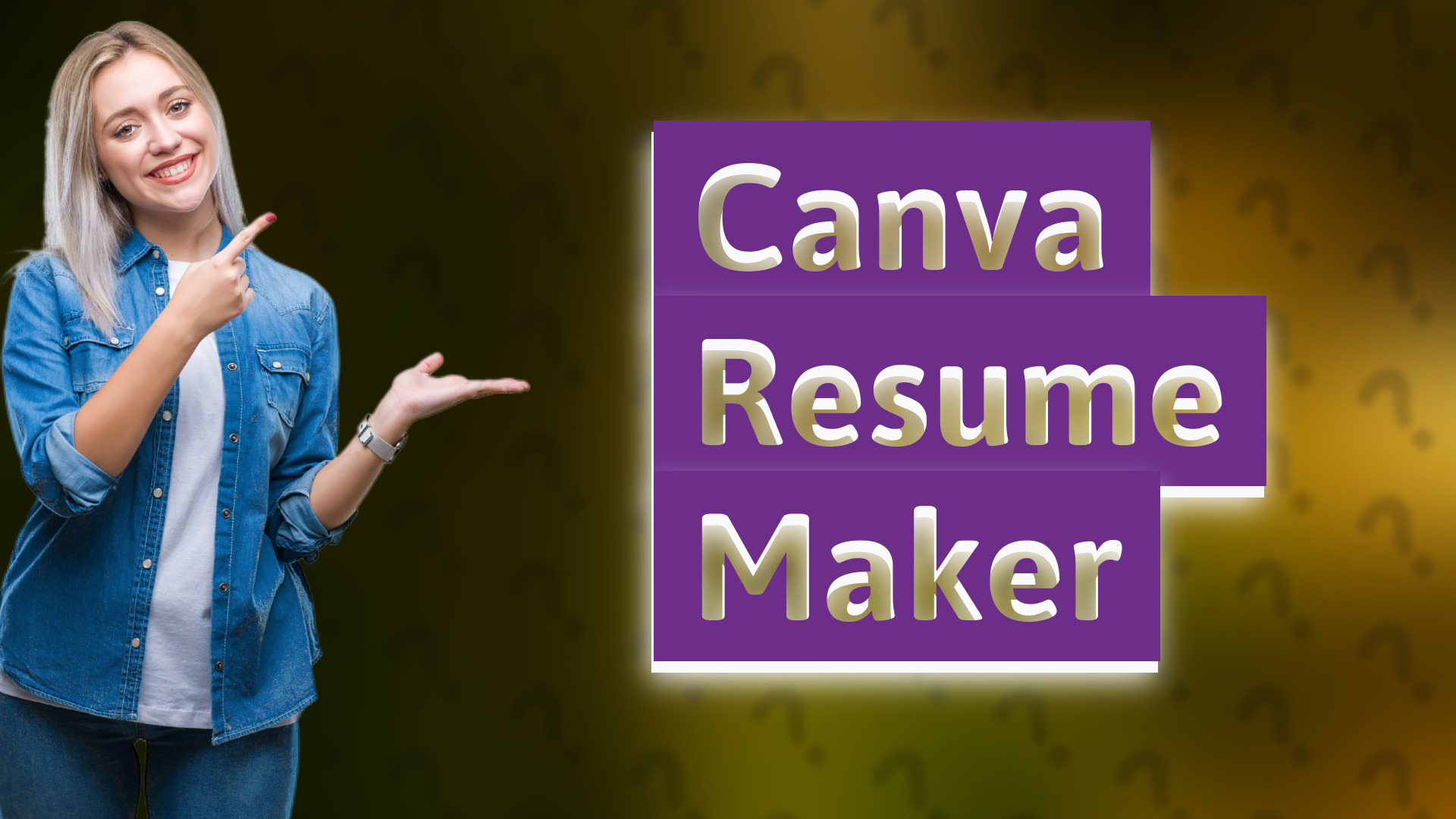 Canva Resume Maker