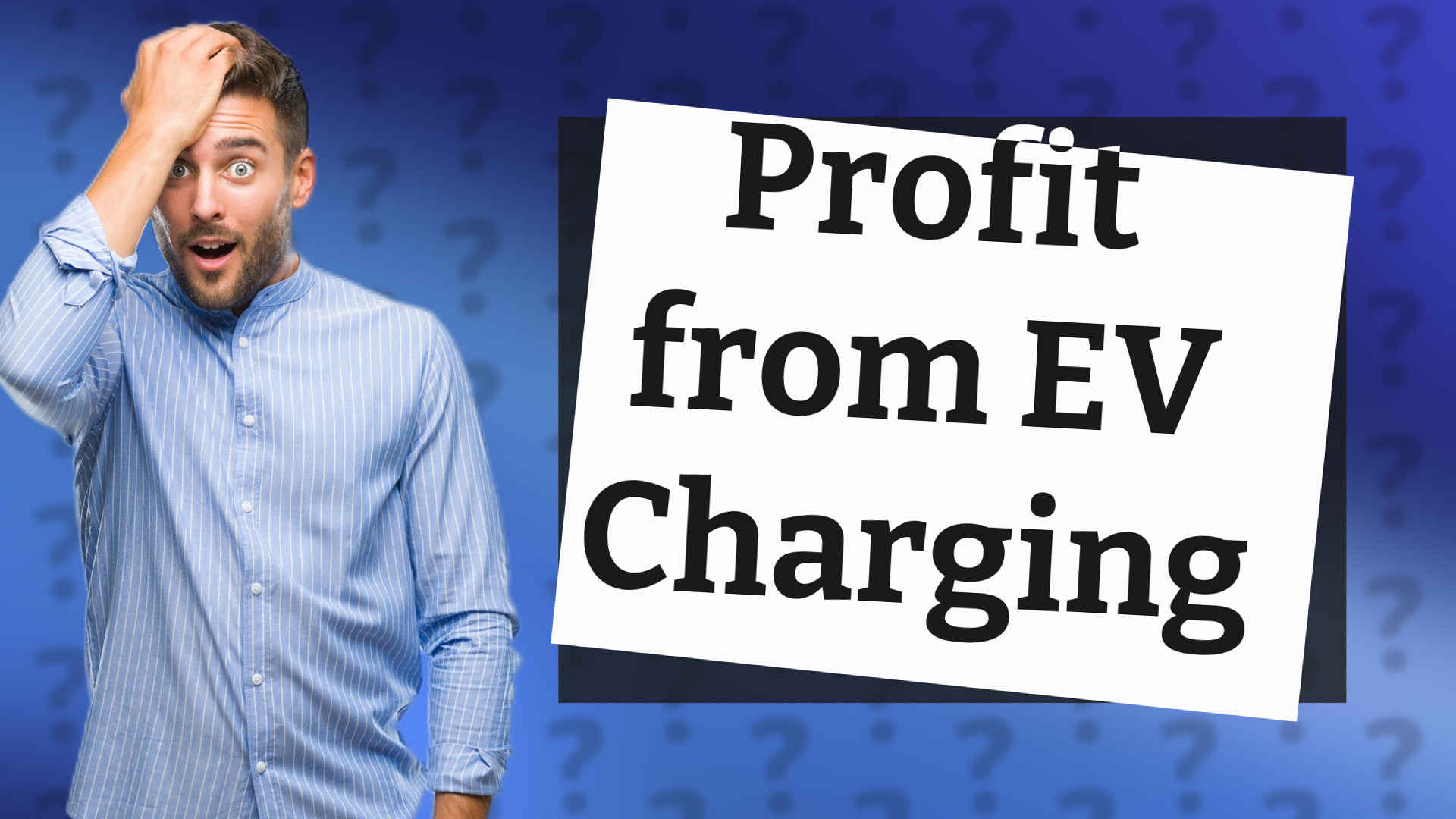 Profit from EV Charging