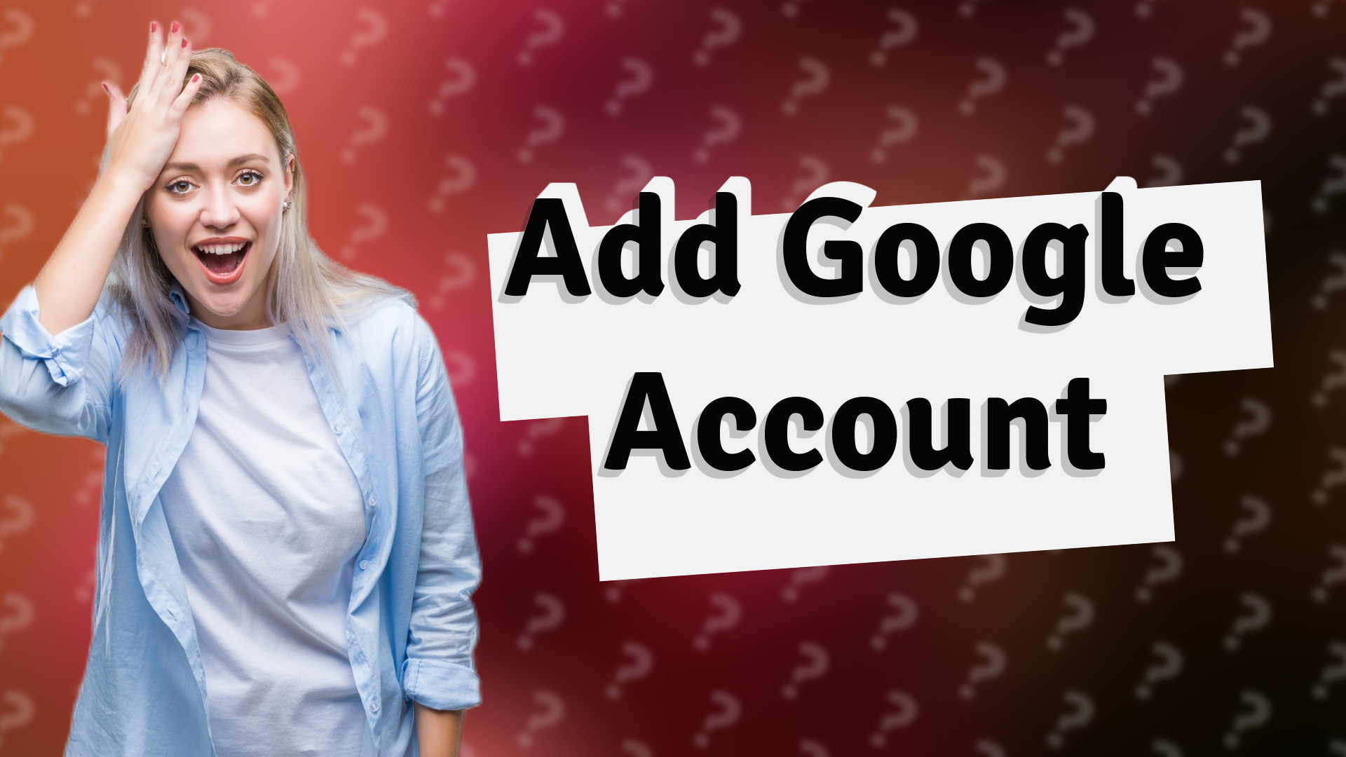Add Google Account