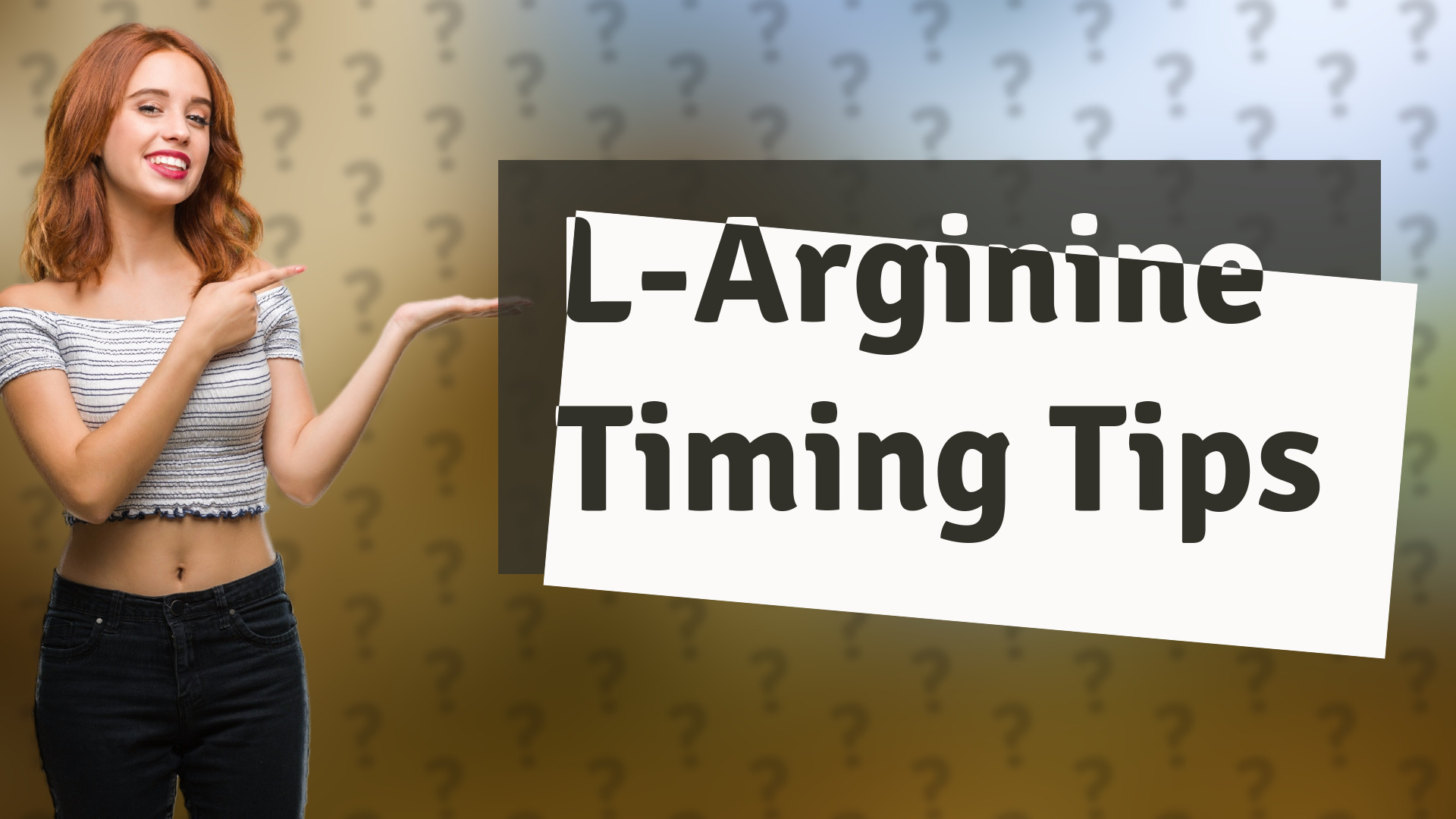 L-Arginine Timing Tips