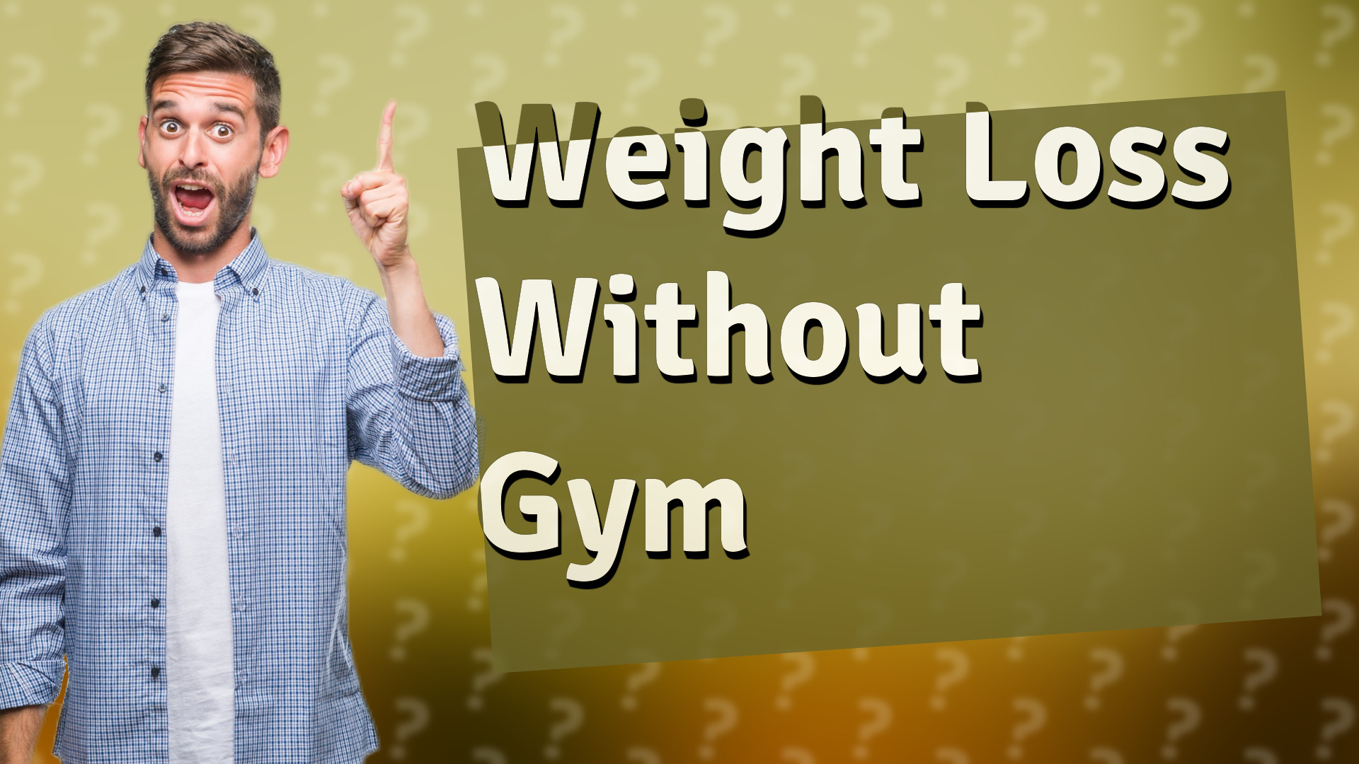 Weight Loss Without Gym