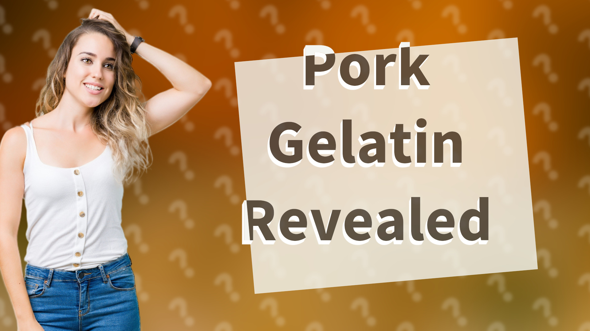 Pork Gelatin Revealed