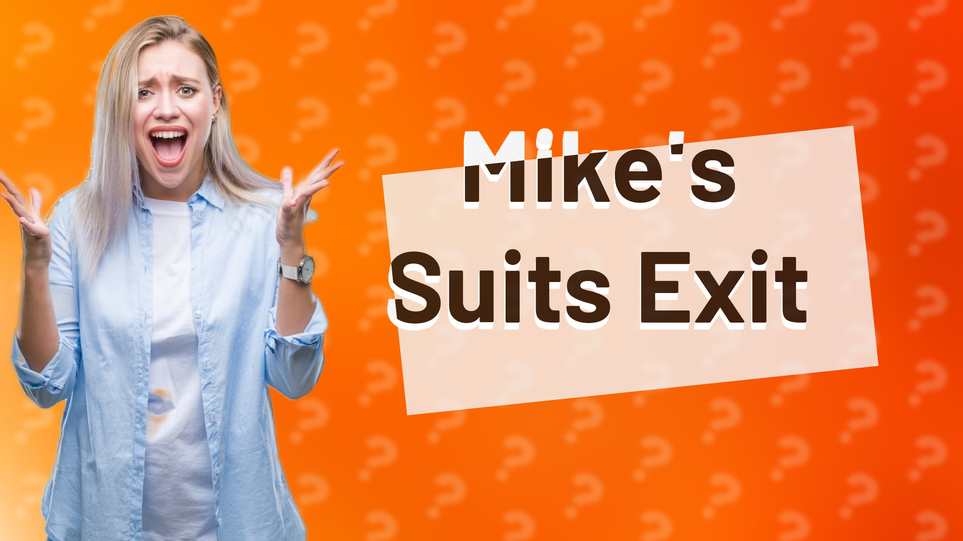 Mike's Suits Exit