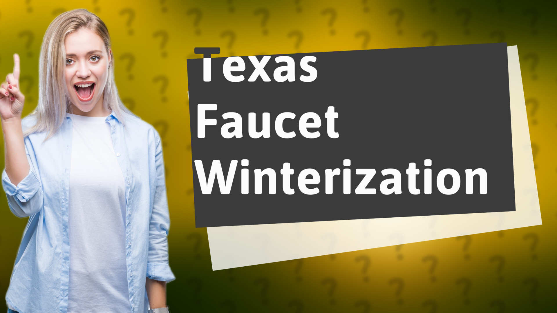 Texas Faucet Winterization