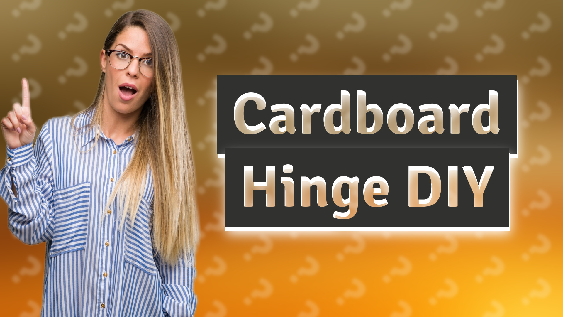 Cardboard Hinge DIY