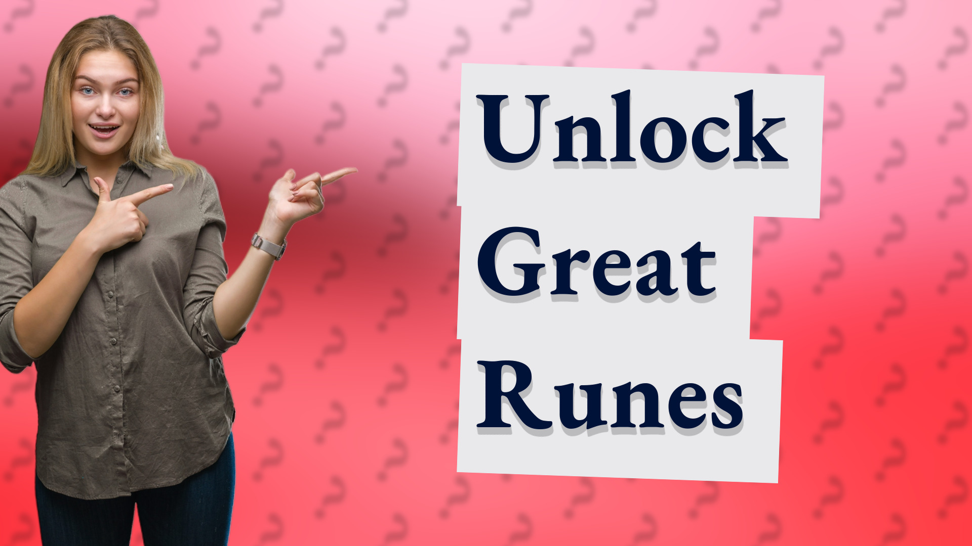Unlock Great Runes