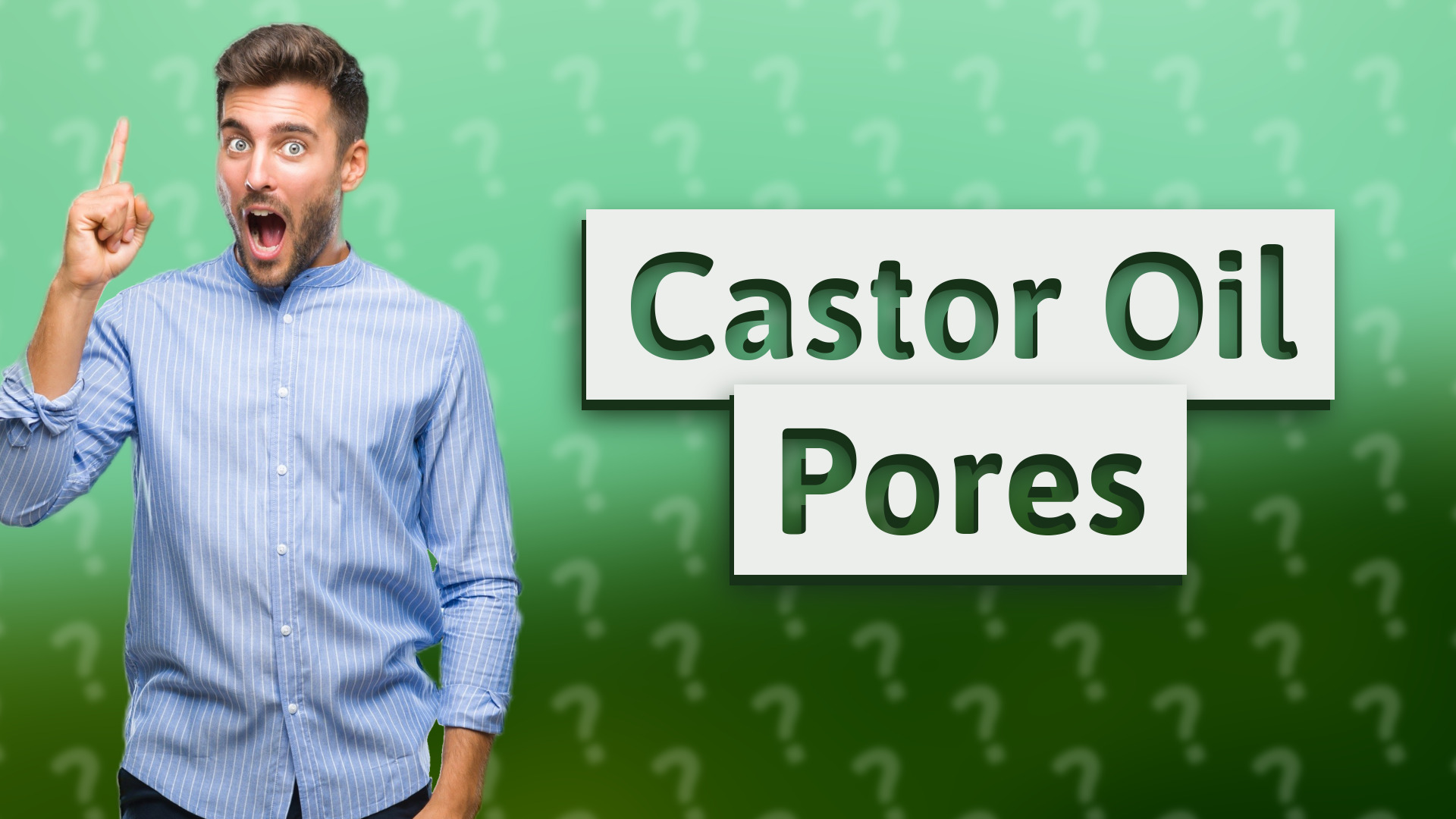 Castor Oil Pores
