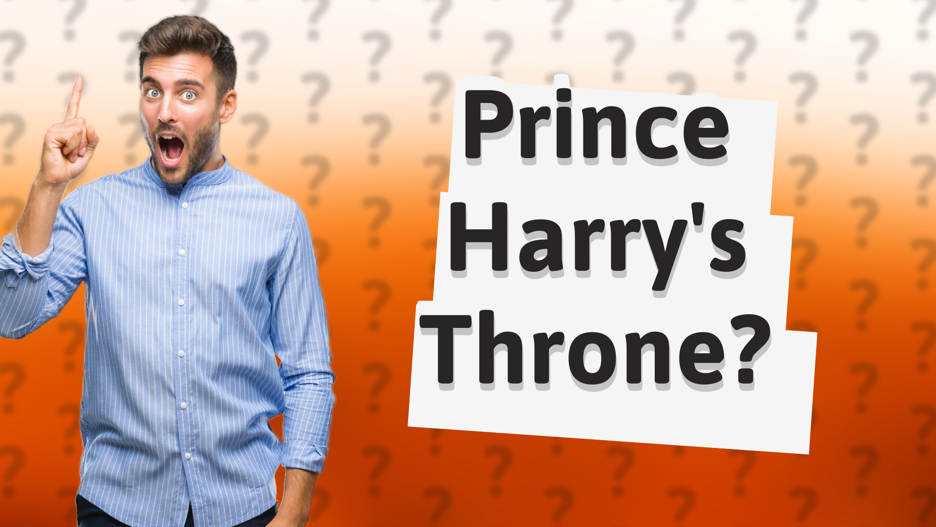 Prince Harry's Throne?