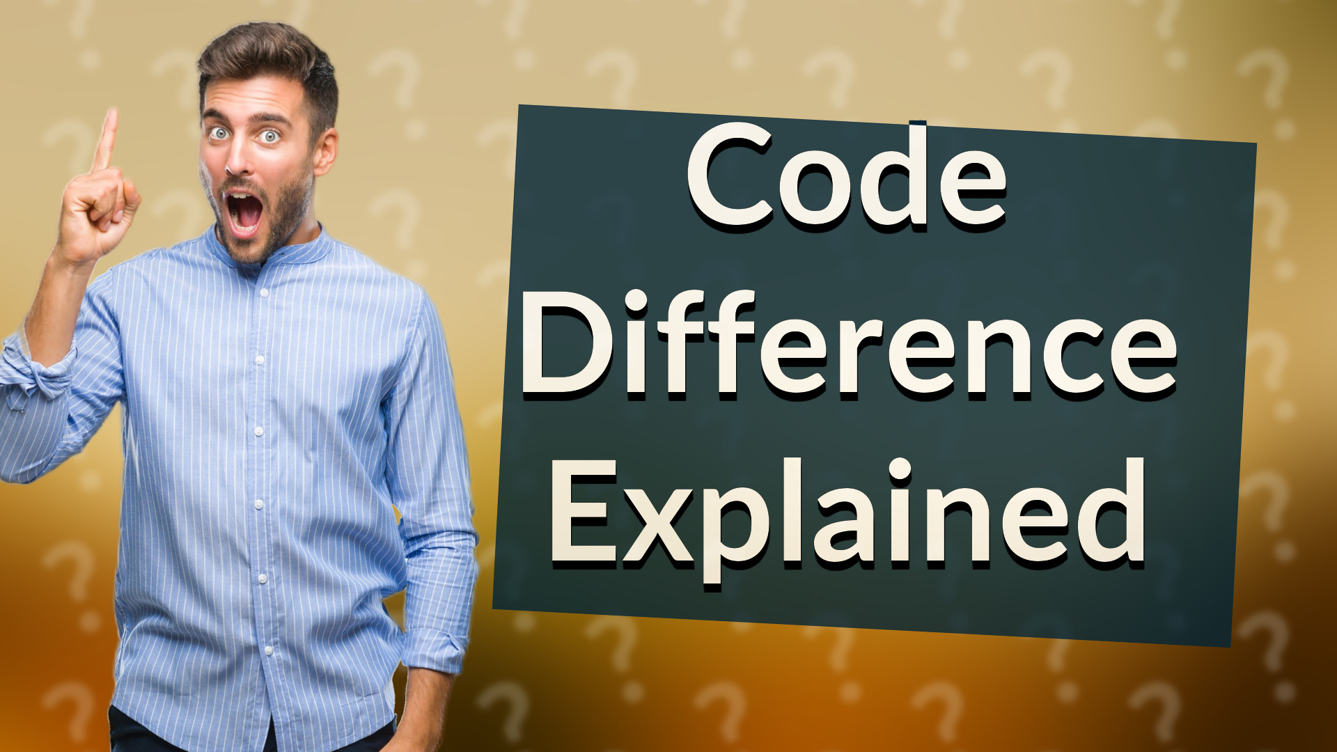 Code Difference Explained