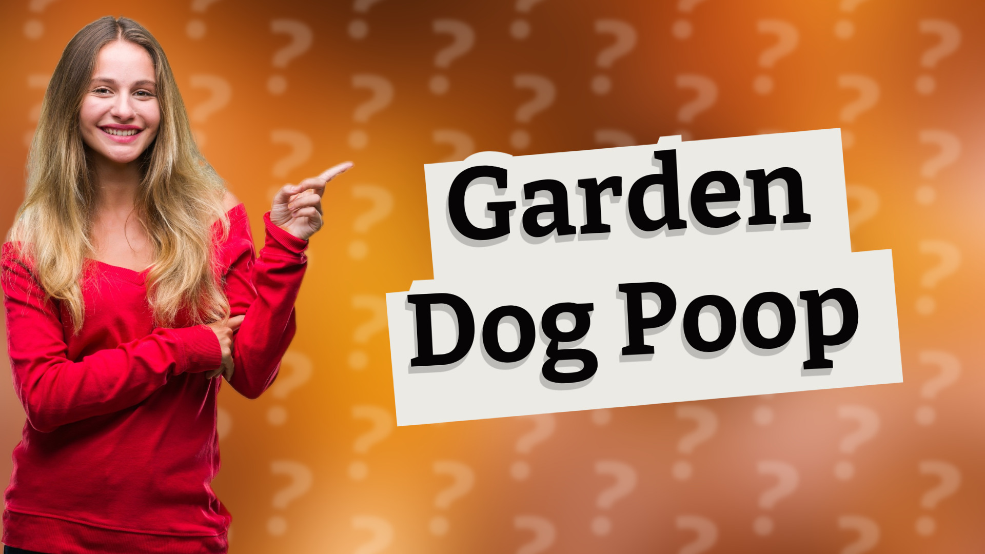 Garden Dog Poop