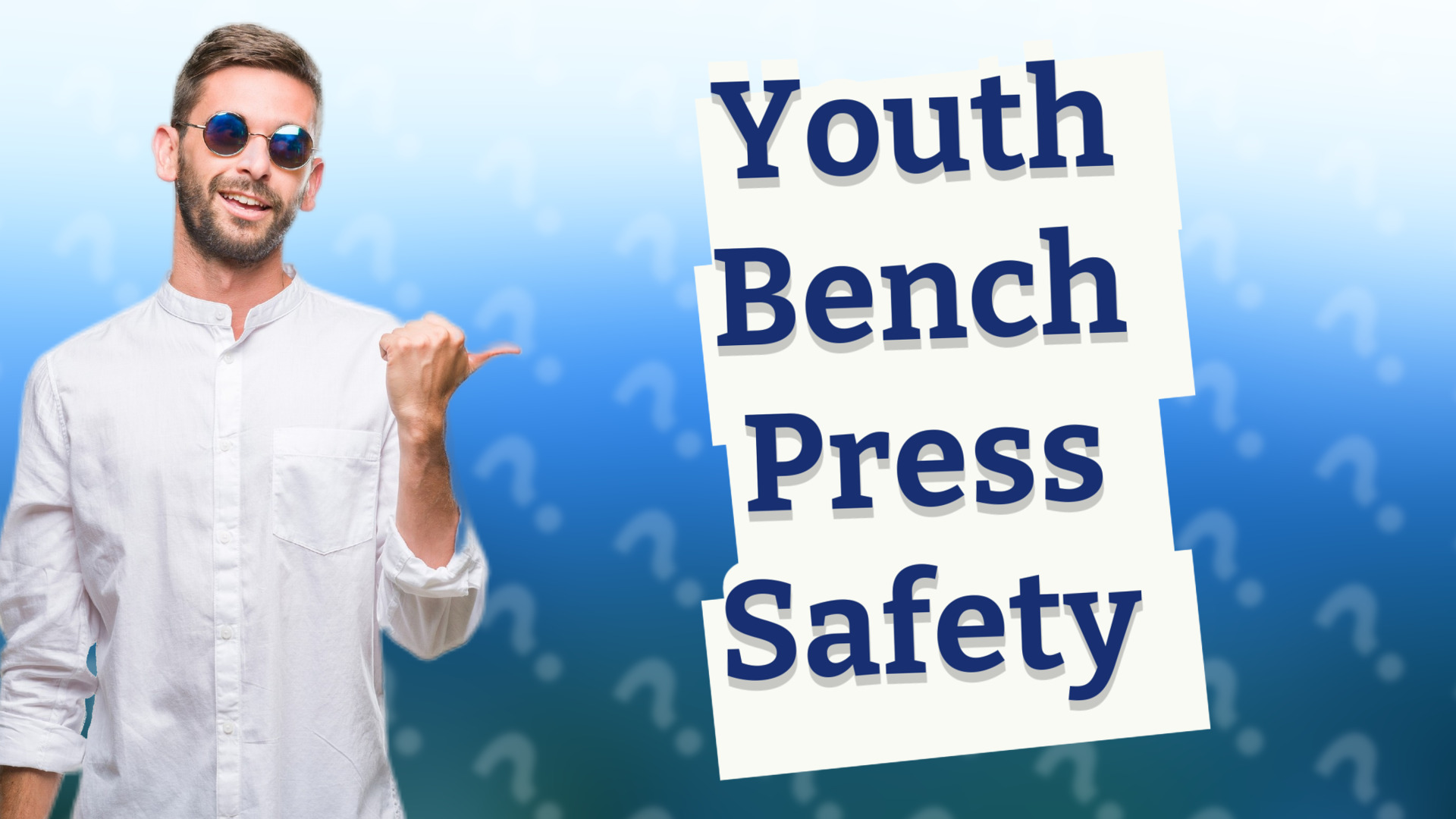 Youth Bench Press Safety