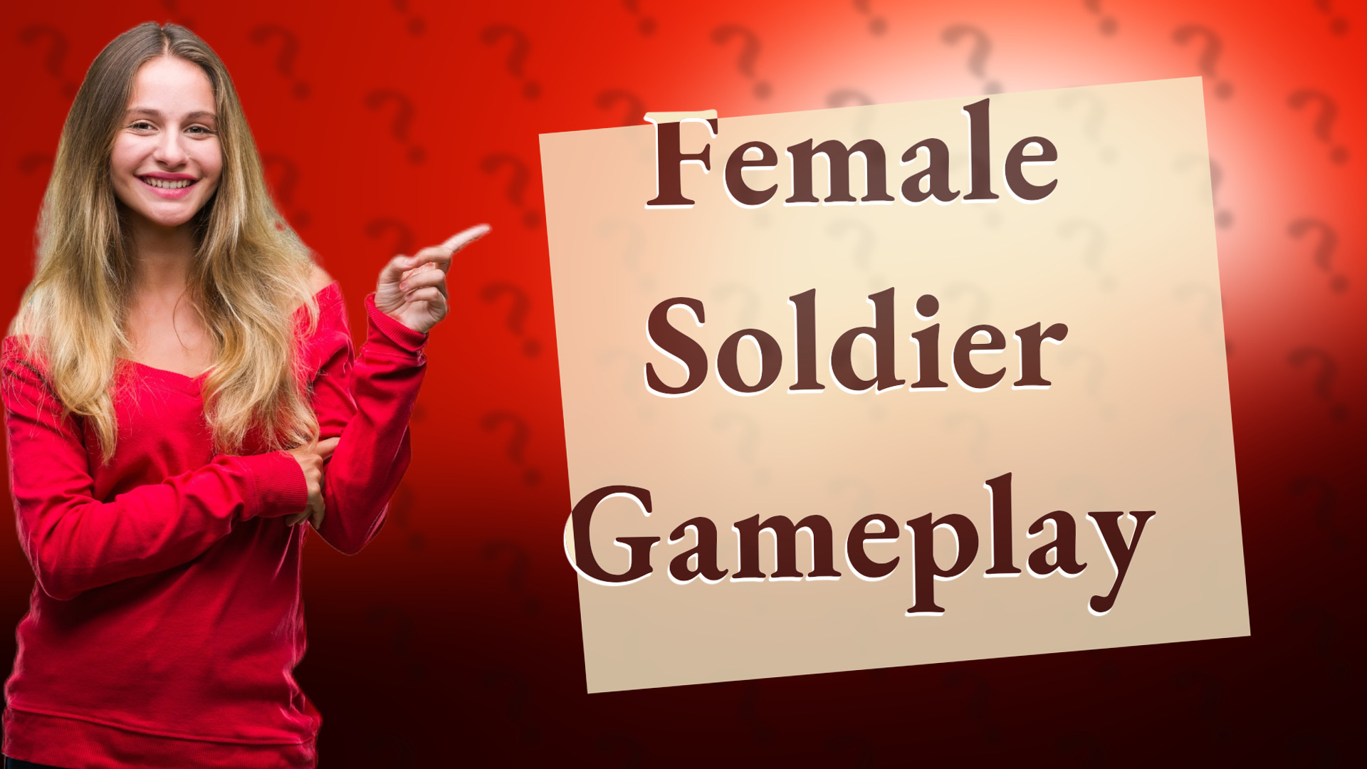 Female Soldier Gameplay