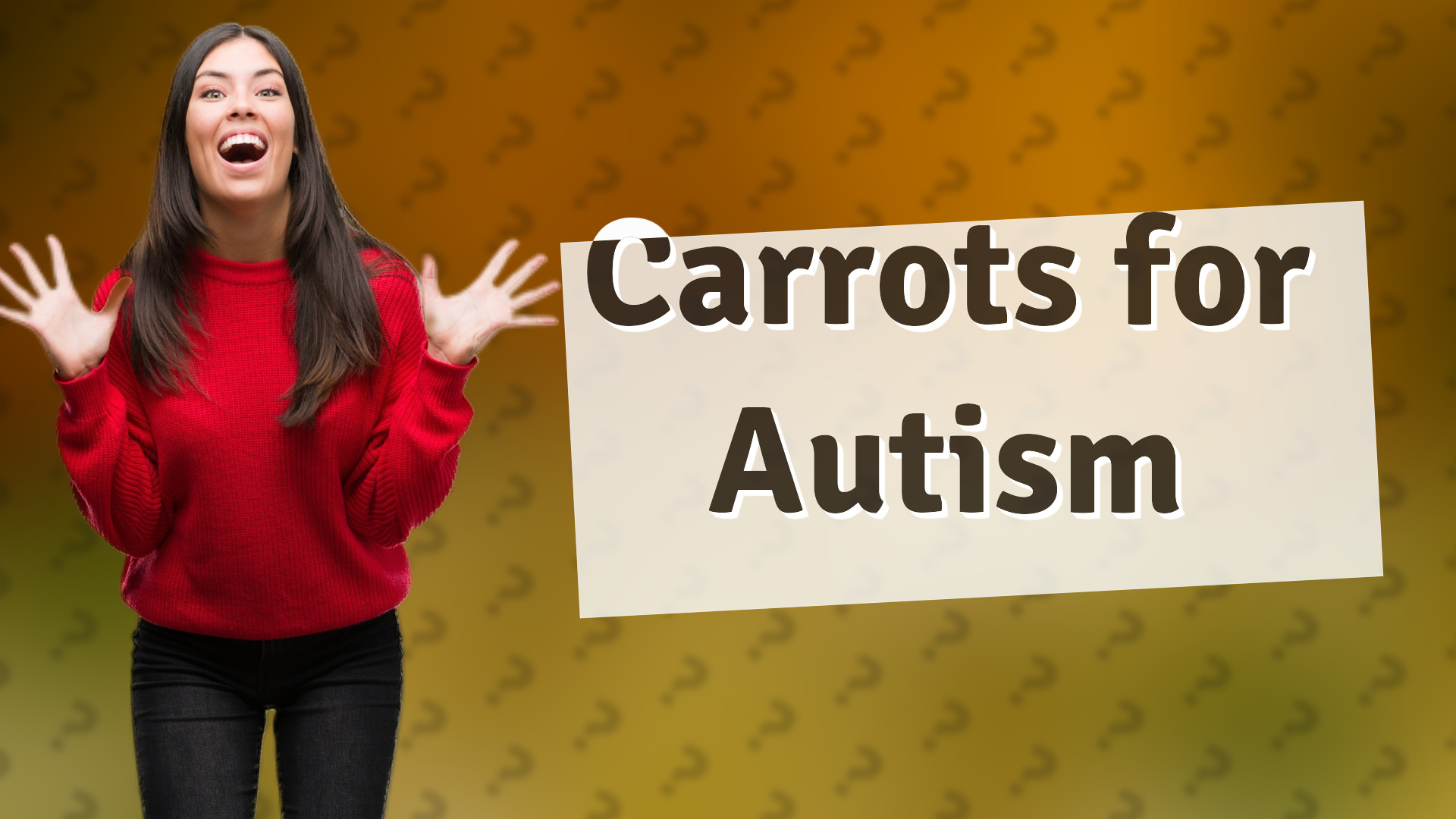 Carrots for Autism