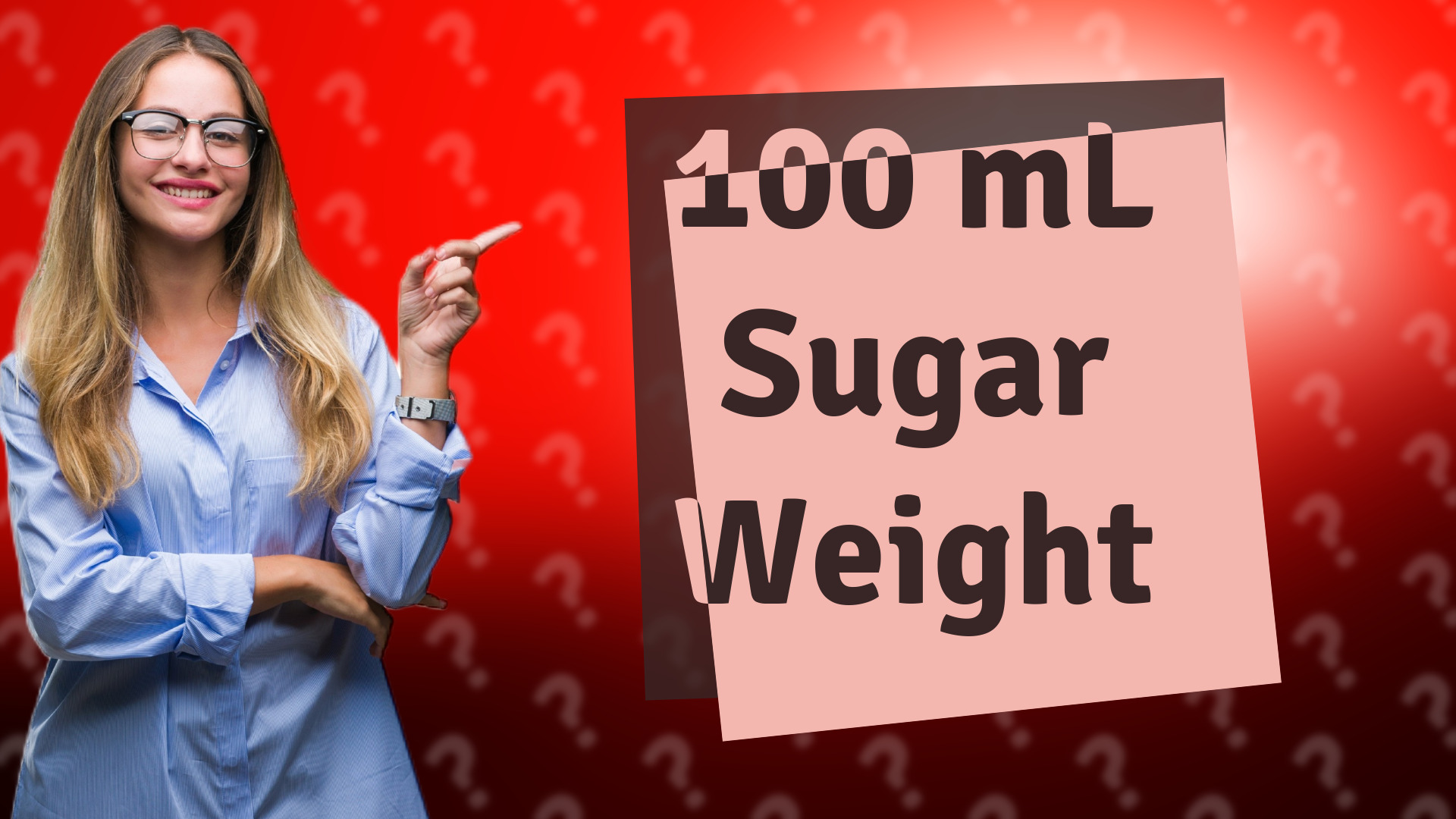 100 mL Sugar Weight