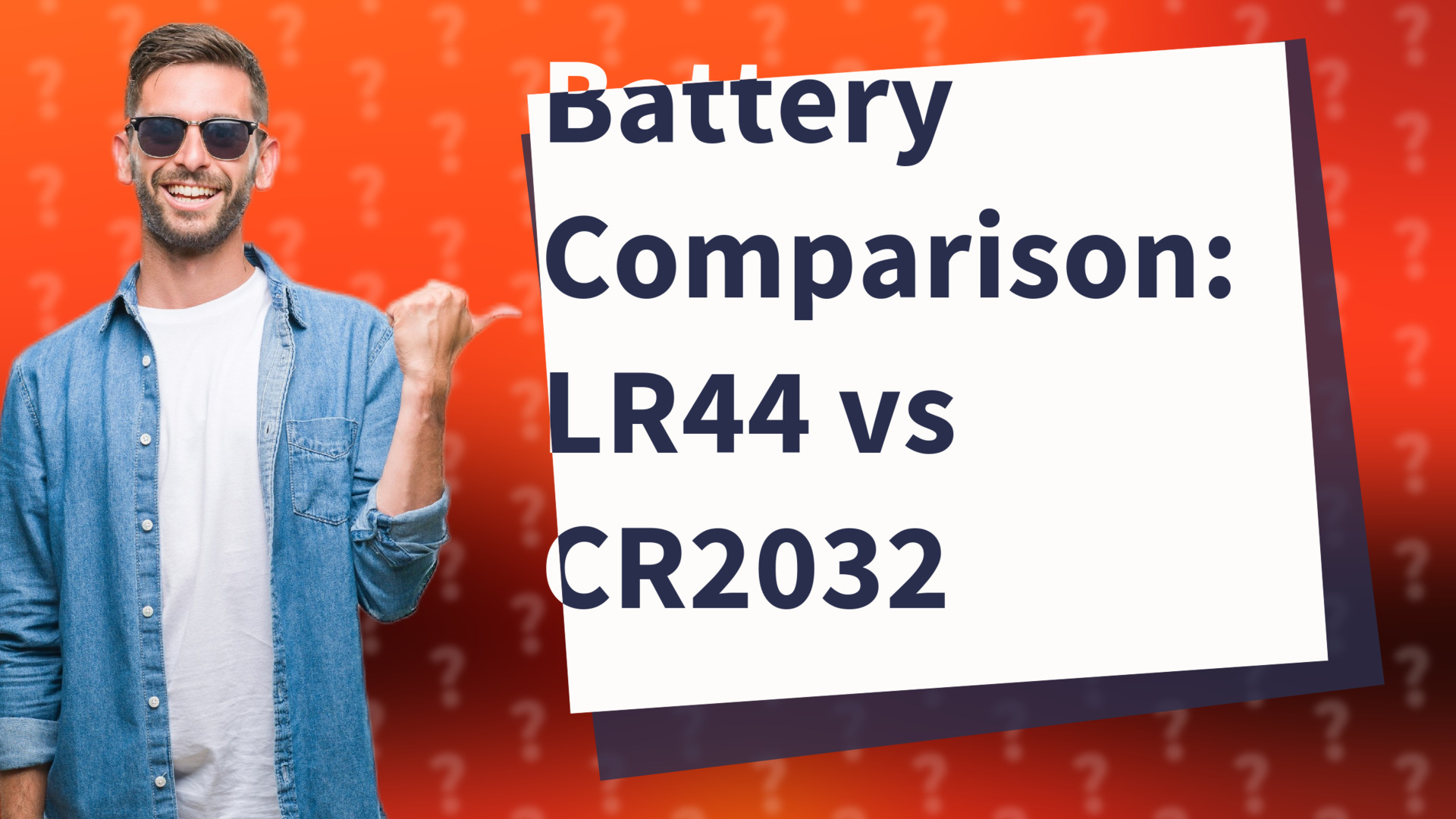 Battery Comparison: LR44 vs CR2032
