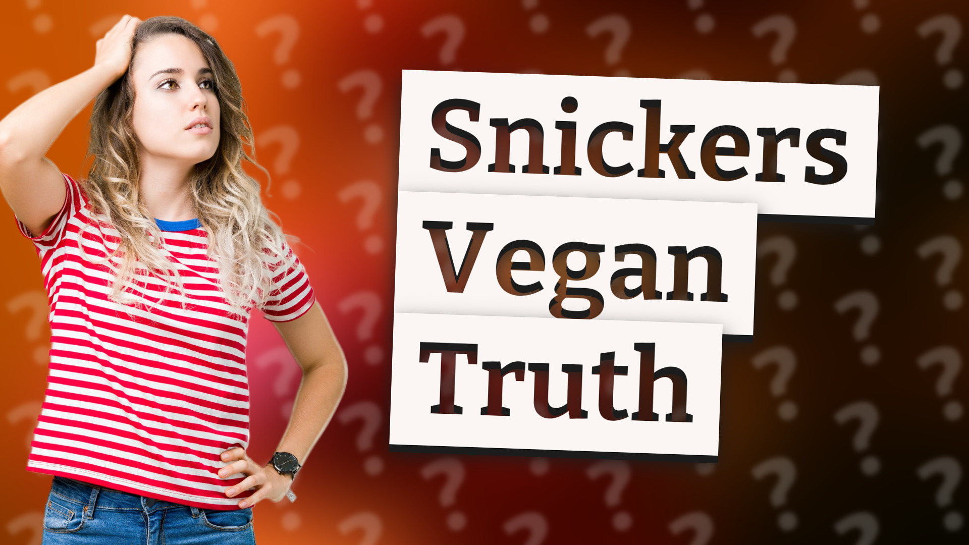Snickers Vegan Truth