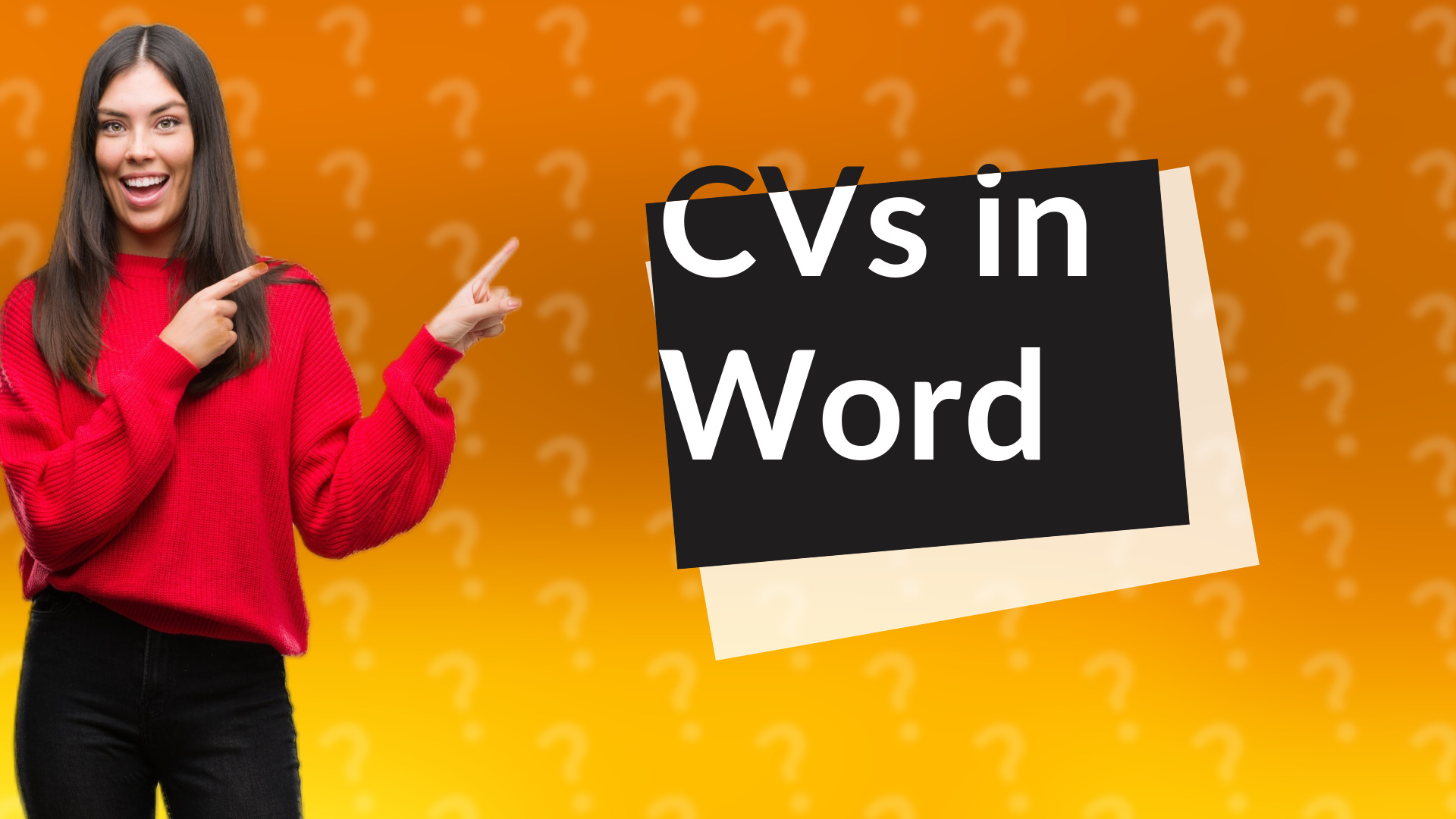 CVs in Word