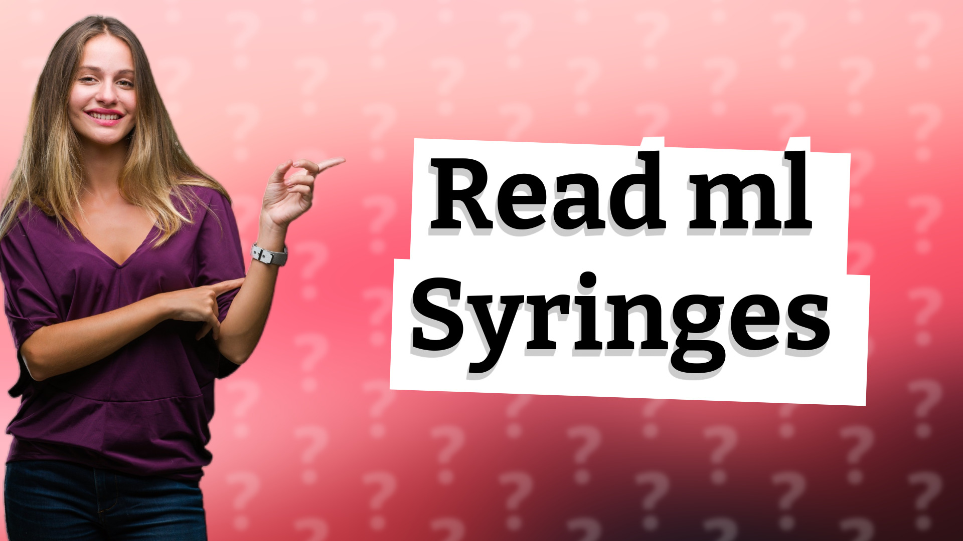 Read ml Syringes
