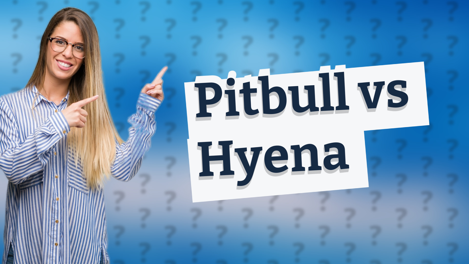 Pitbull vs Hyena