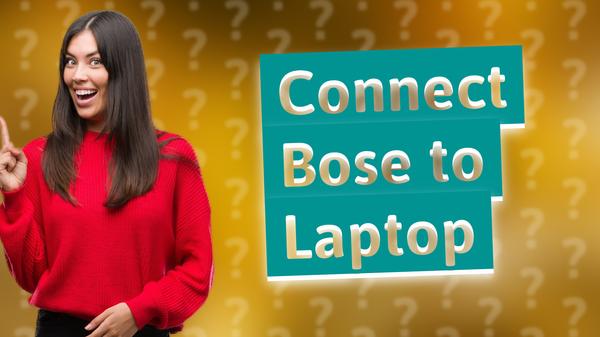 Connect Bose to Laptop