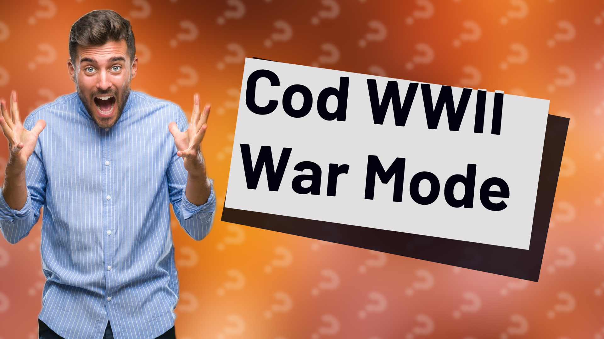 Cod WWII War Mode