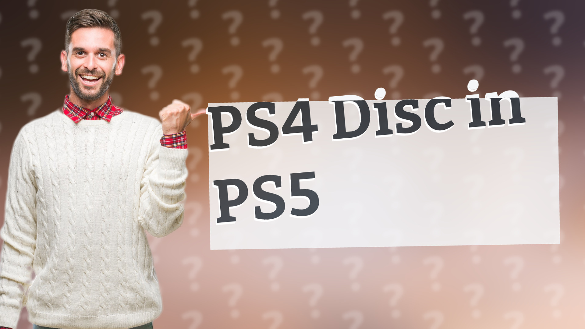 PS4 Disc in PS5
