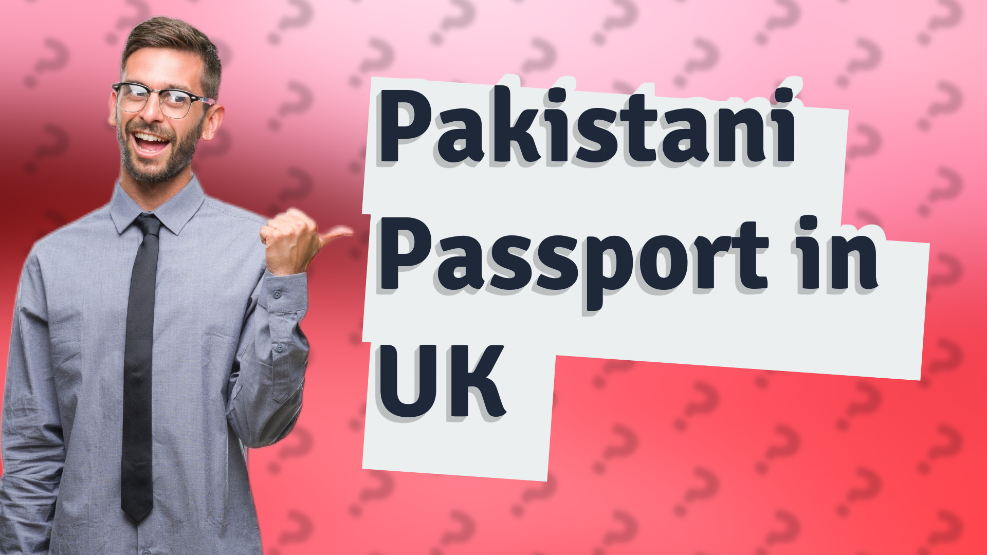 Pakistani Passport in UK