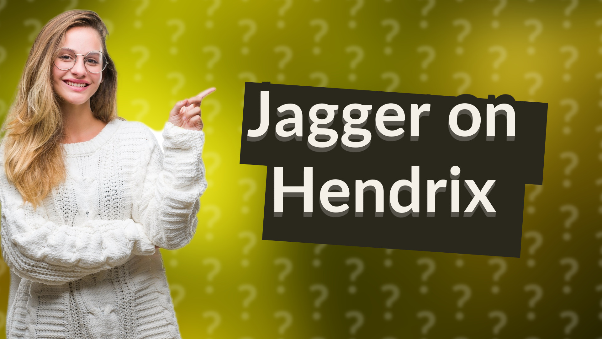 Jagger on Hendrix