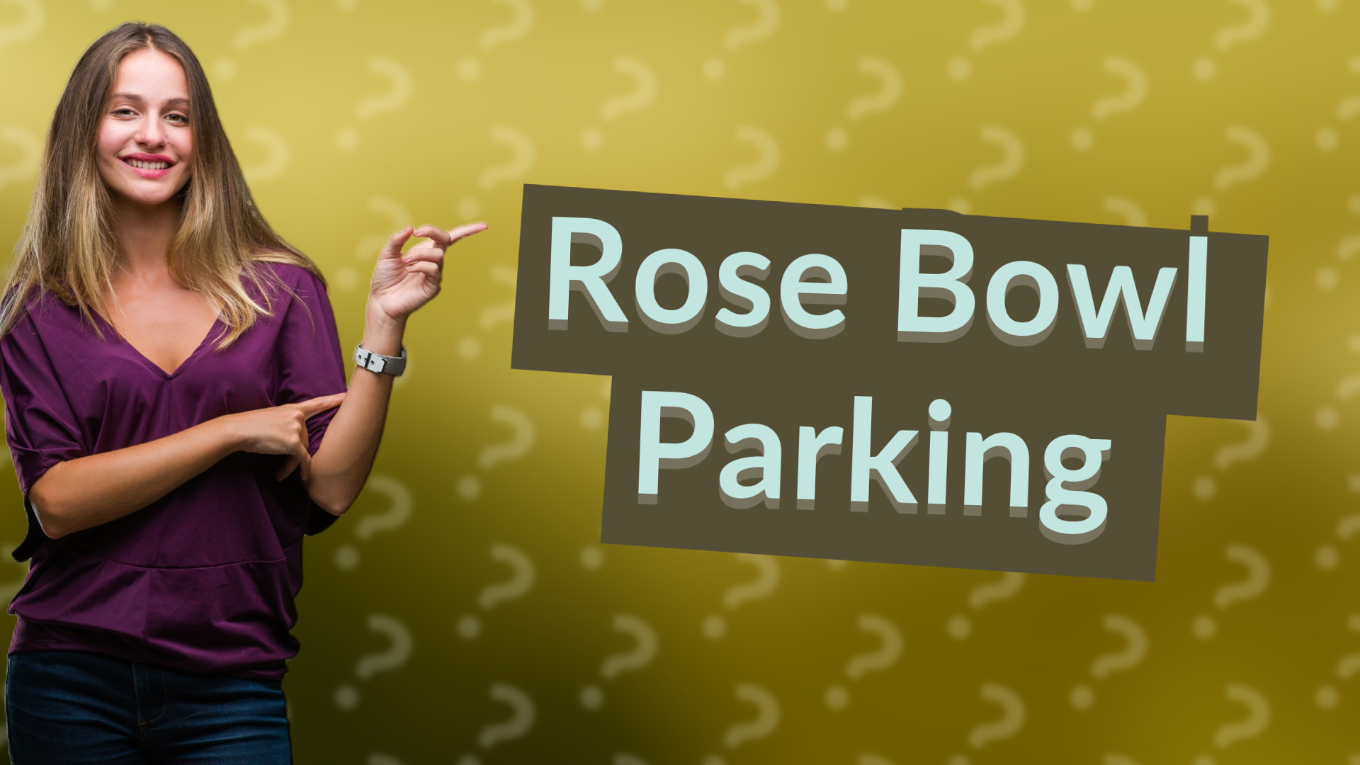 Rose Bowl Parking
