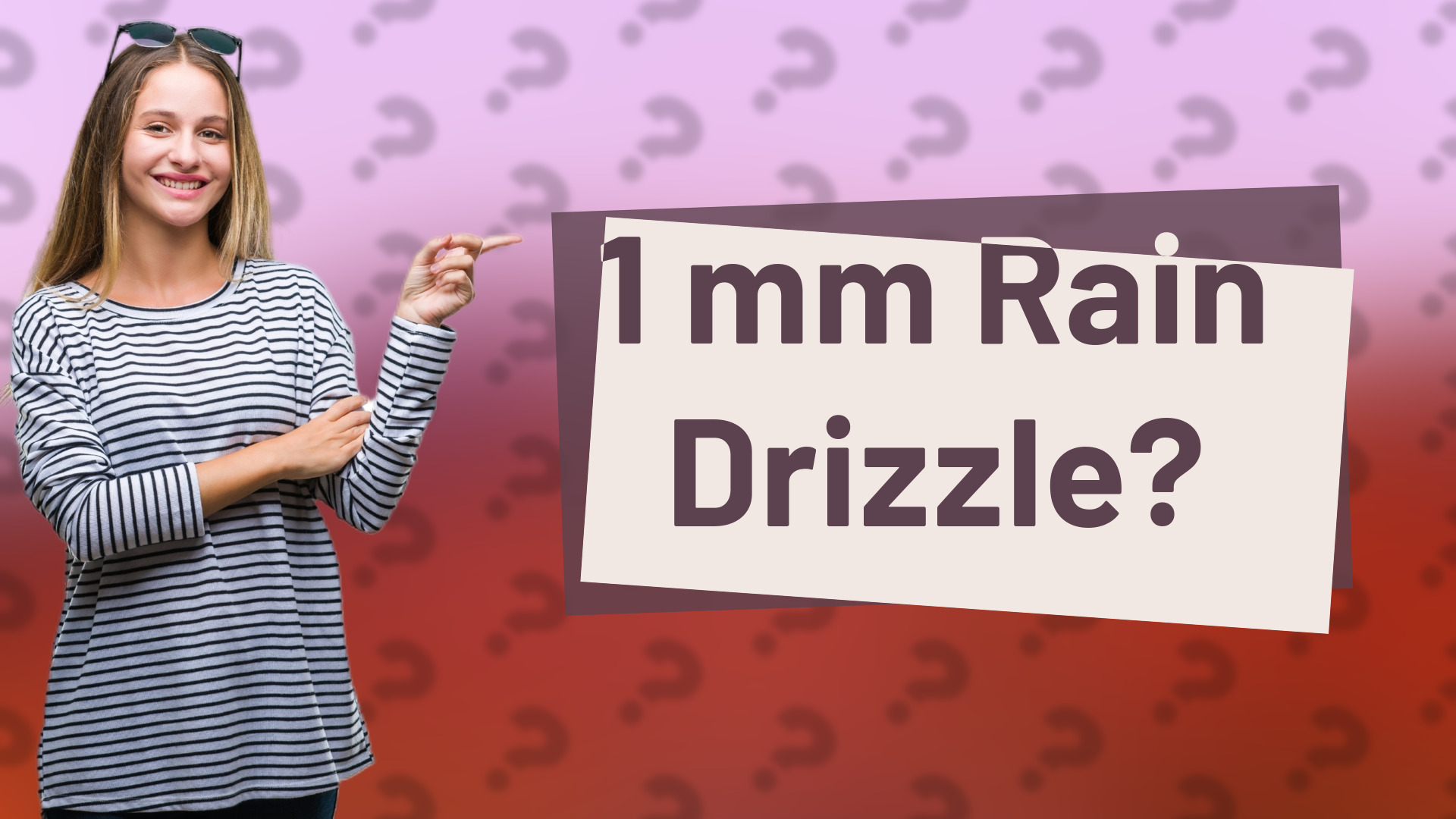 1 mm Rain Drizzle?