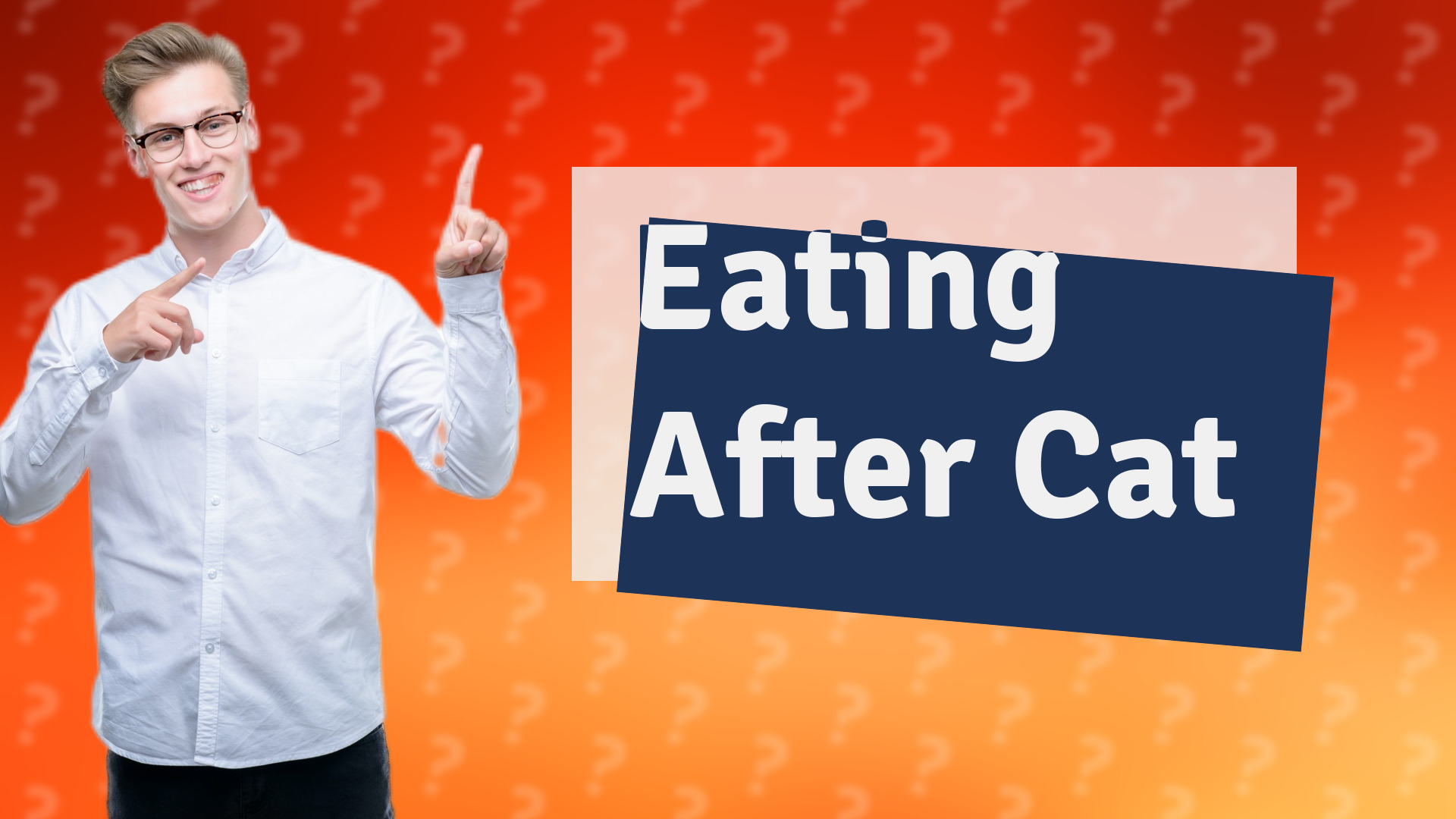 Eating After Cat