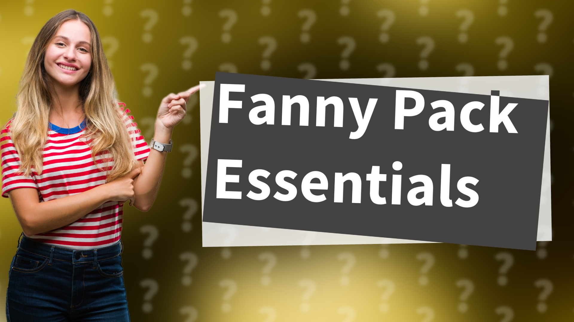 Fanny Pack Essentials