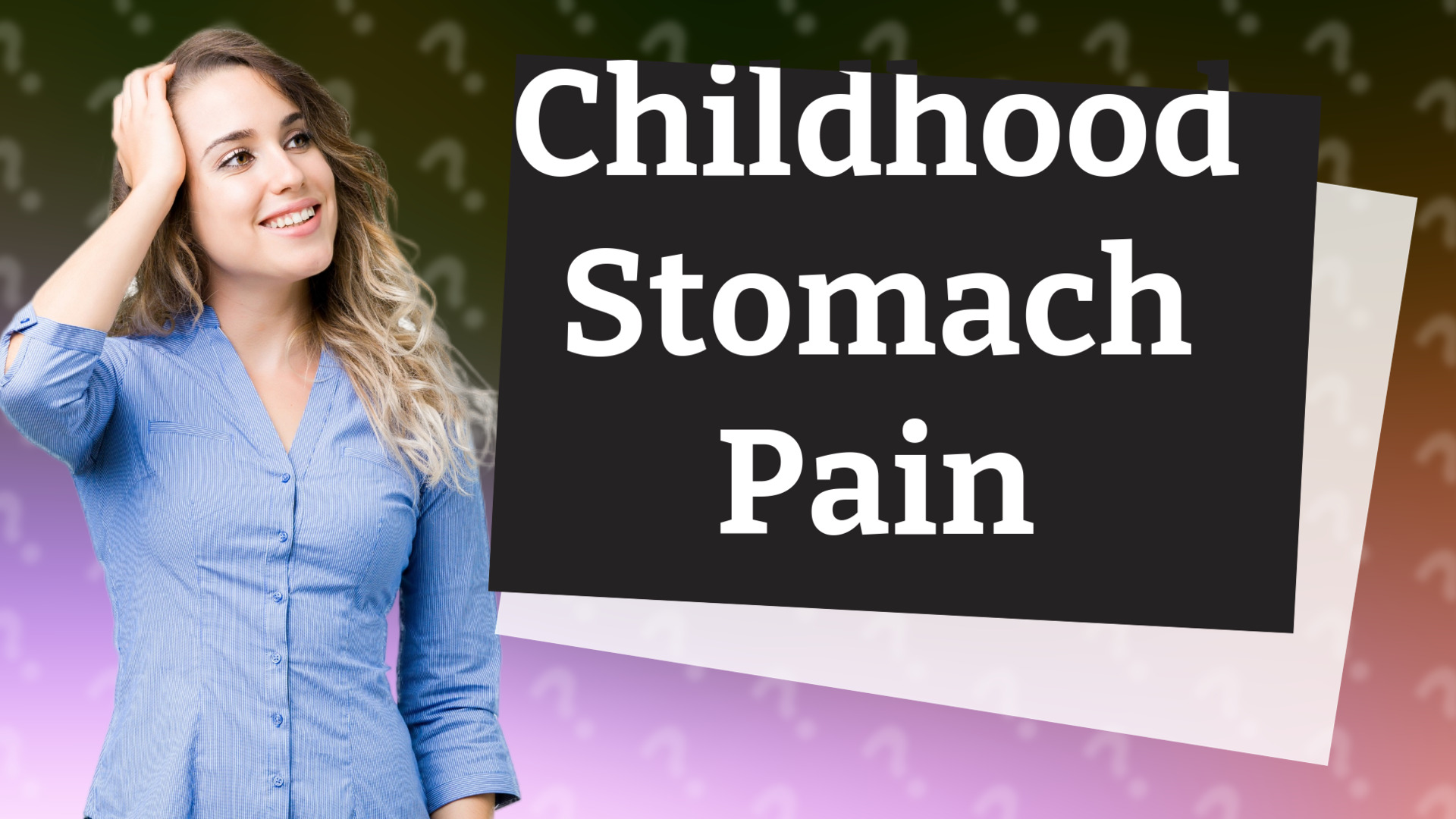 Childhood Stomach Pain