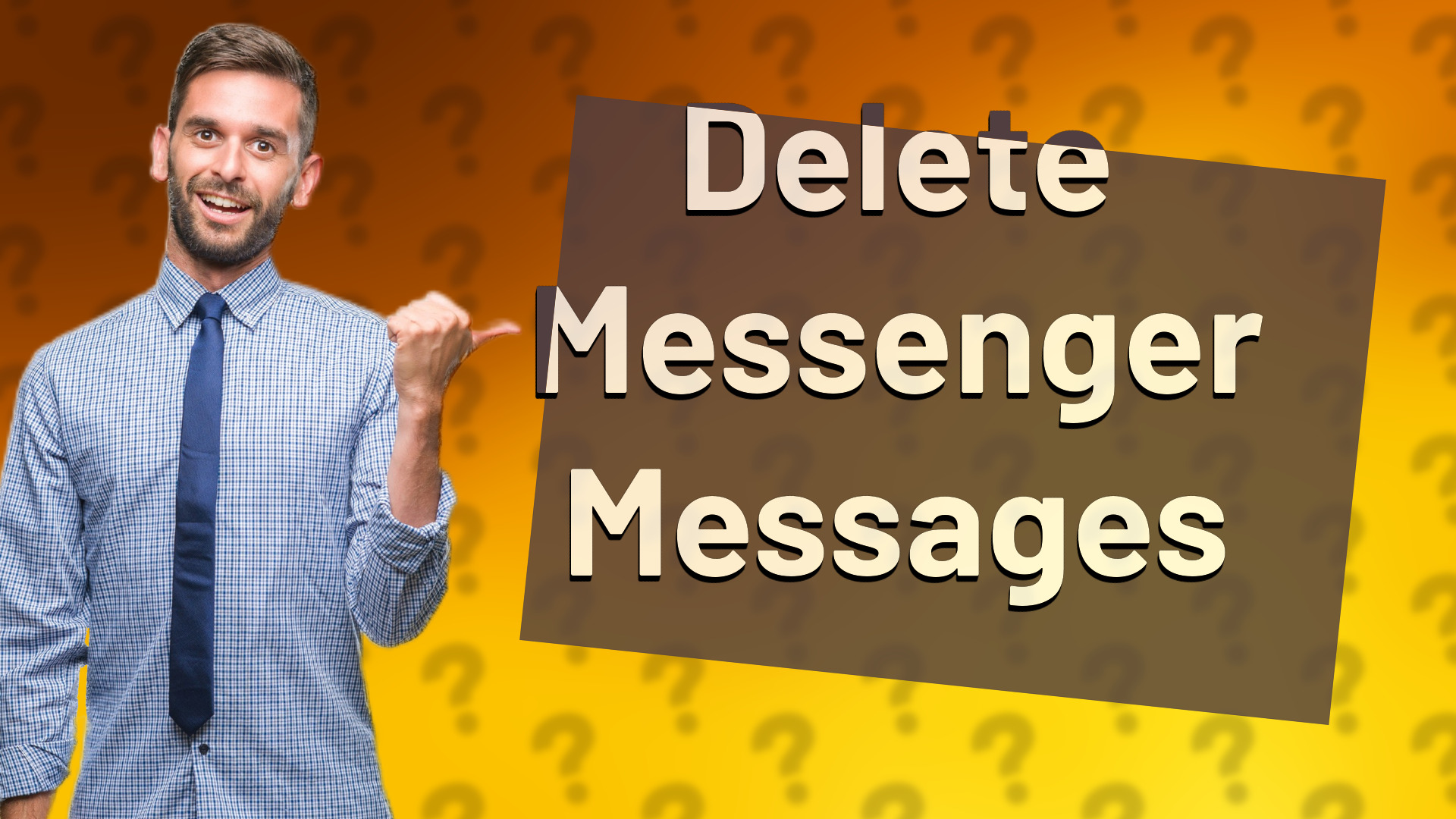 Delete Messenger Messages