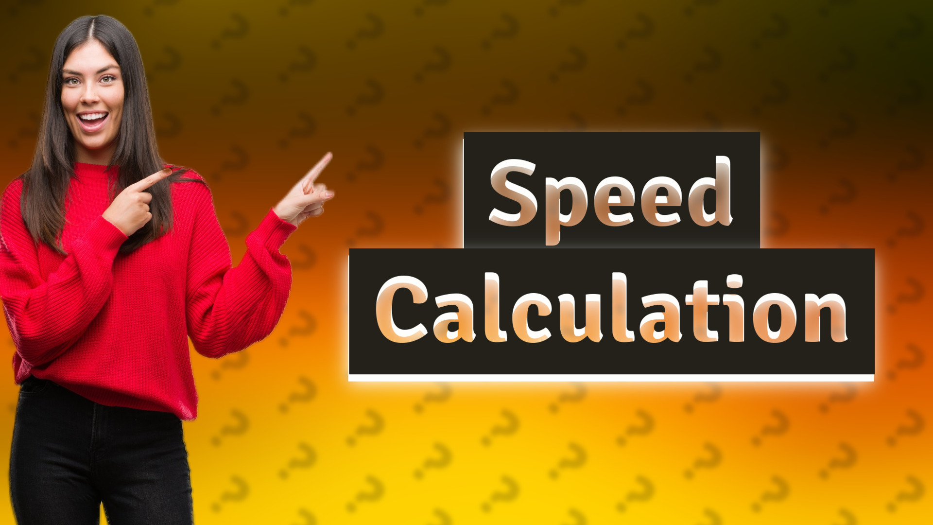 Speed Calculation