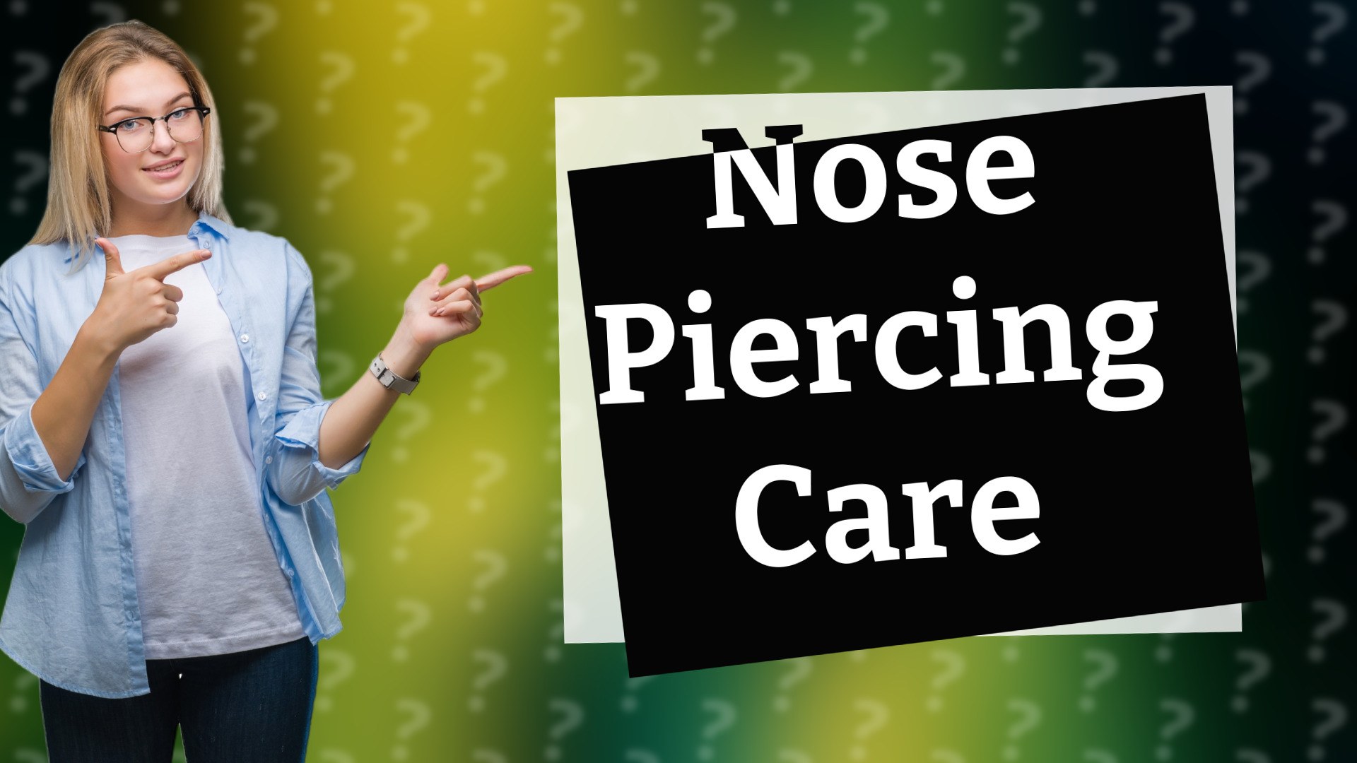 Nose Piercing Care