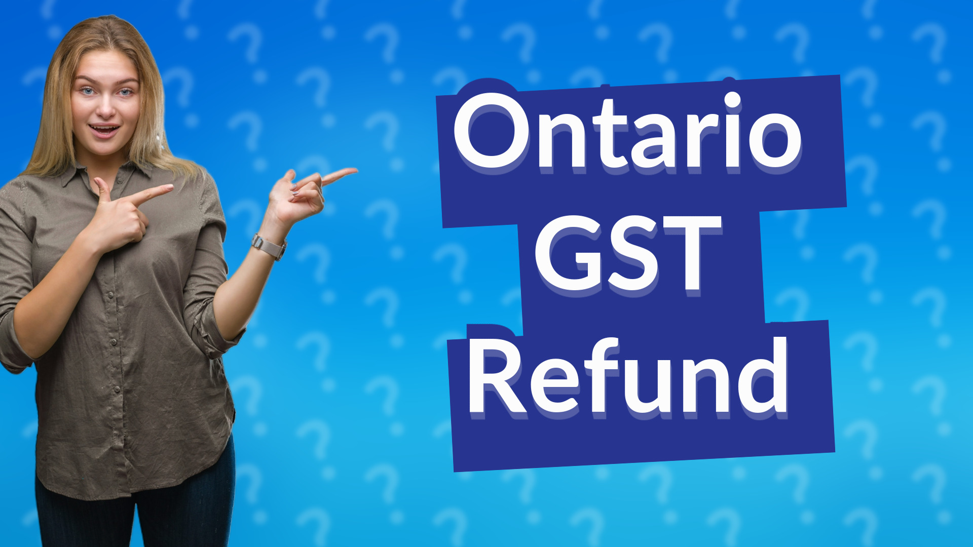 Ontario GST Refund
