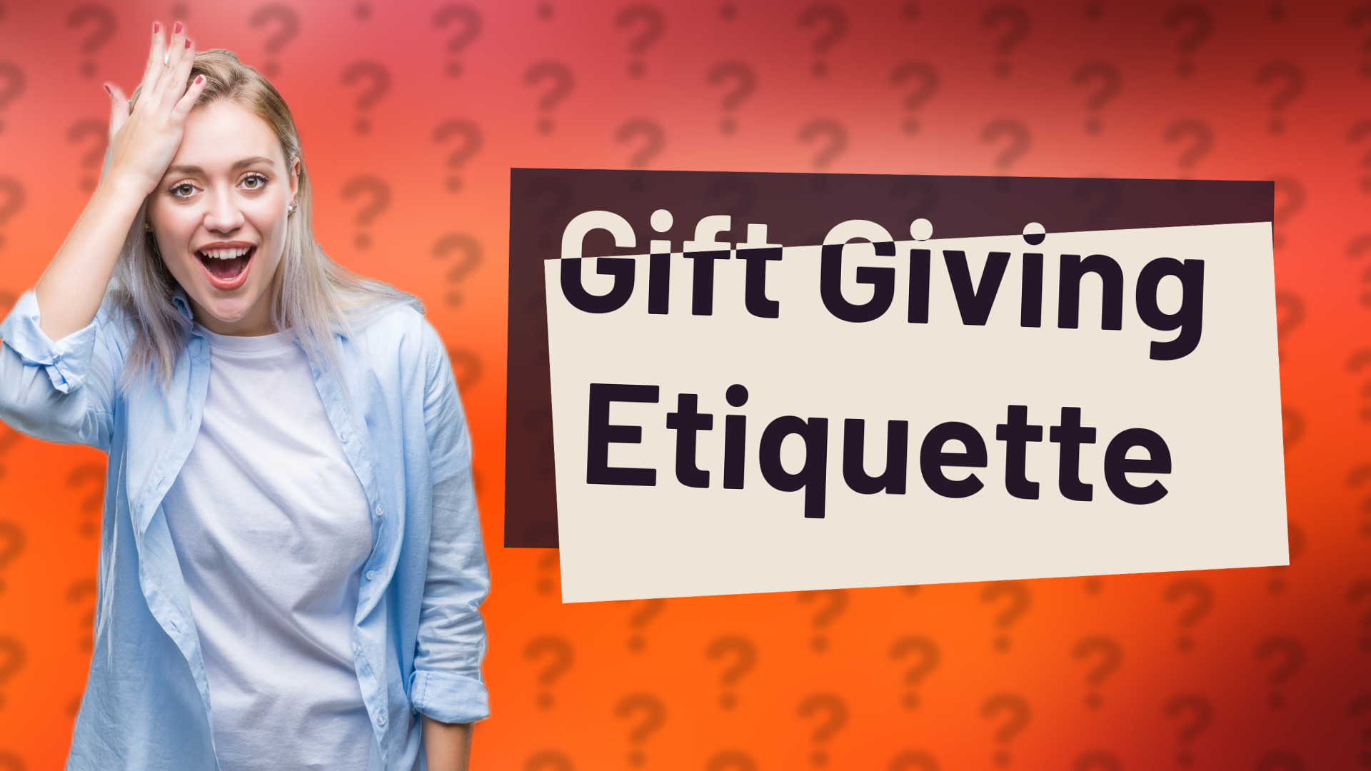 Gift Giving Etiquette