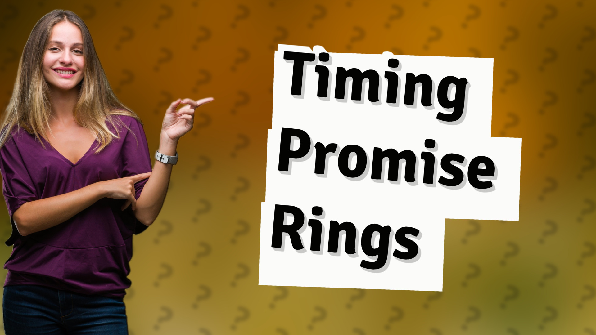Timing Promise Rings