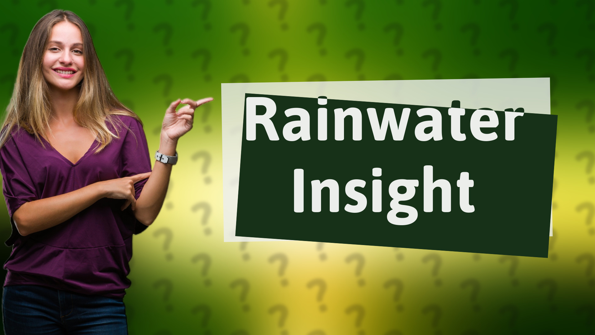 Rainwater Insight