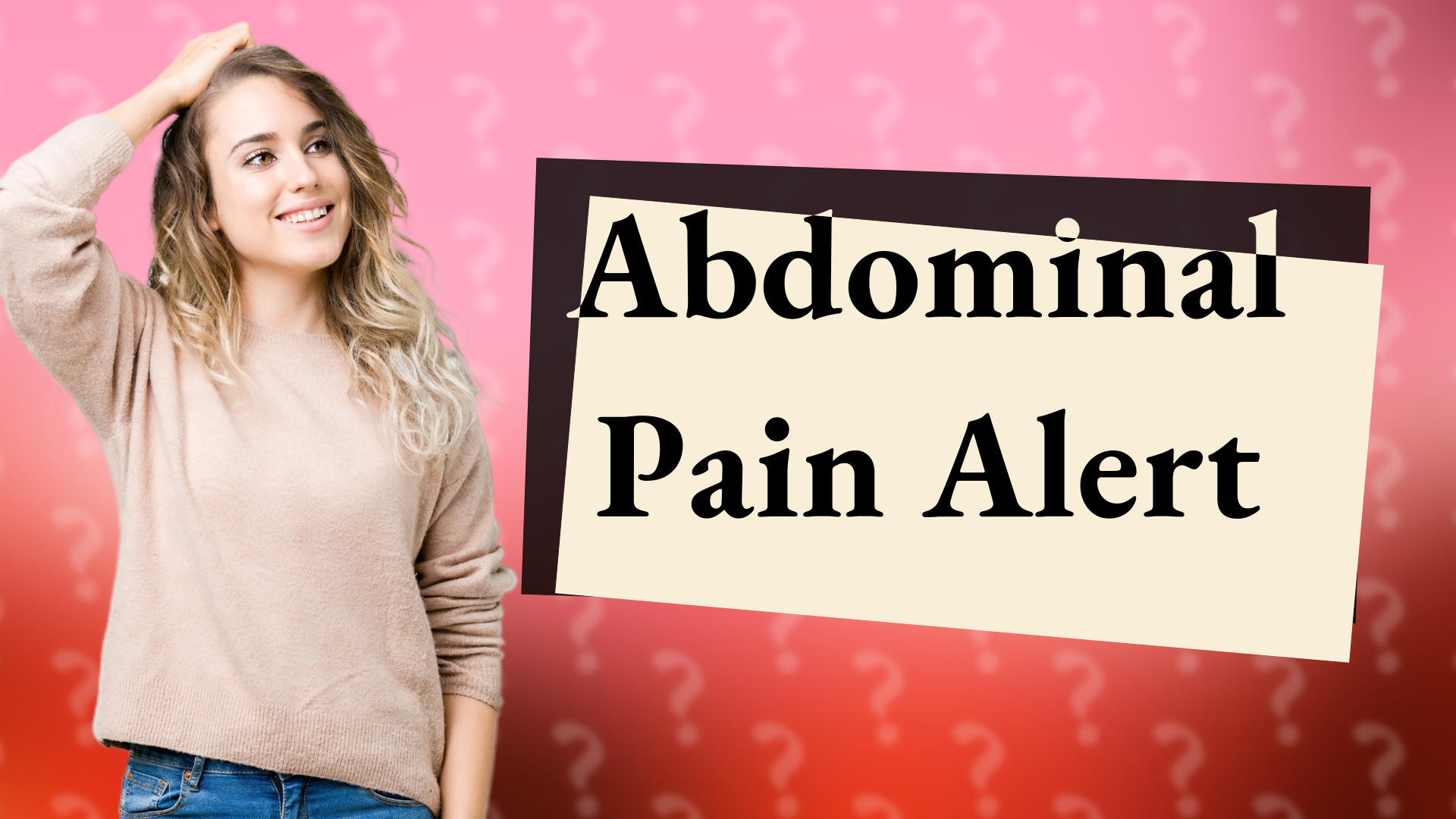Abdominal Pain Alert