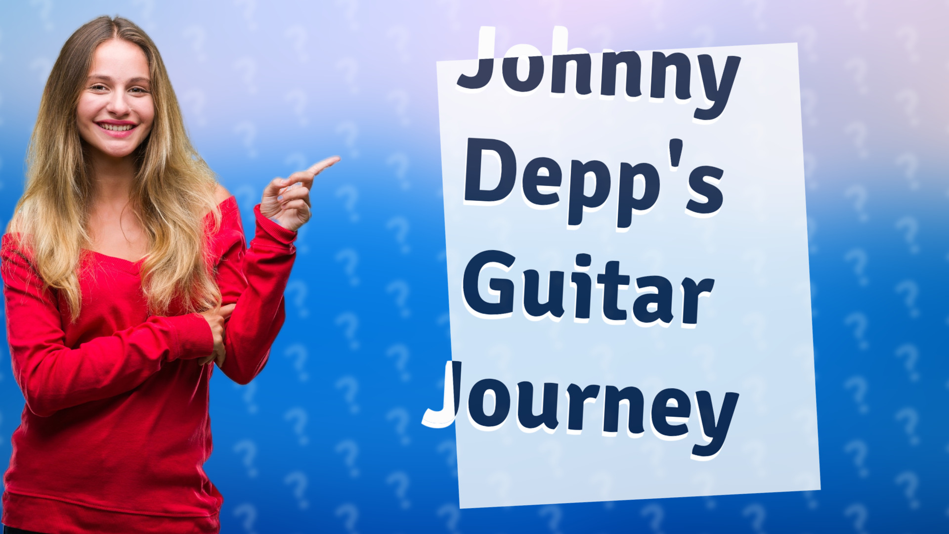 Johnny Depp's Guitar Journey
