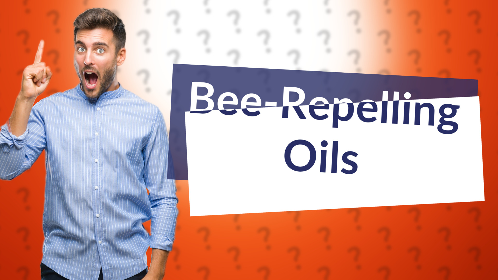 Bee-Repelling Oils