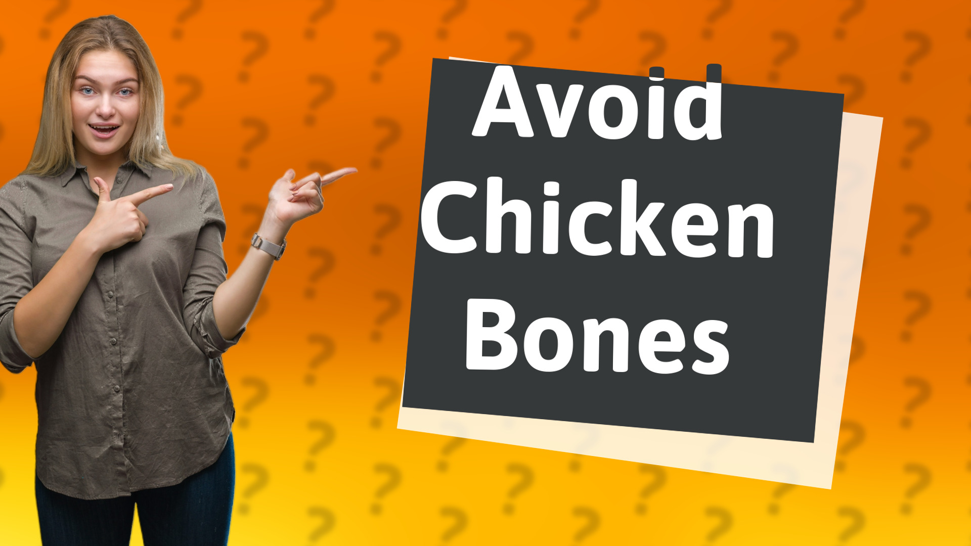 Avoid Chicken Bones