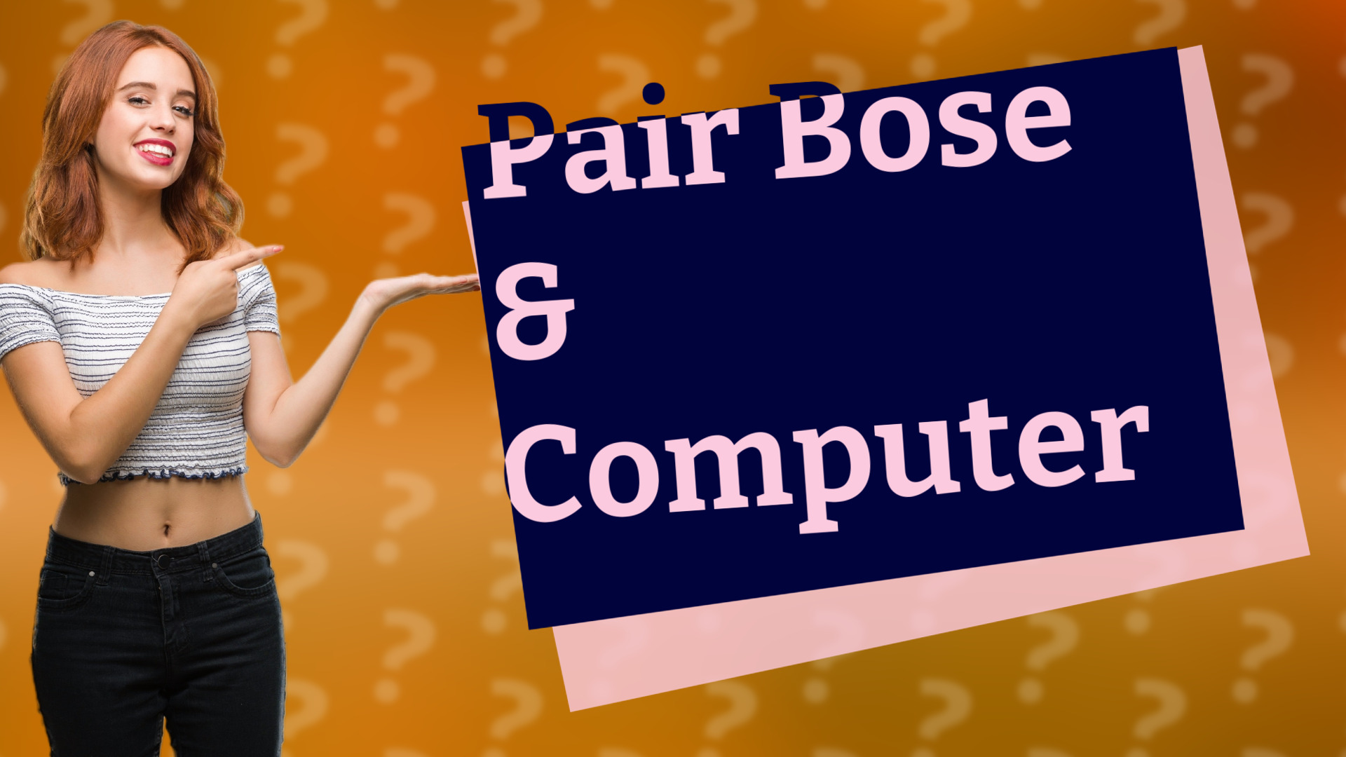Pair Bose & Computer