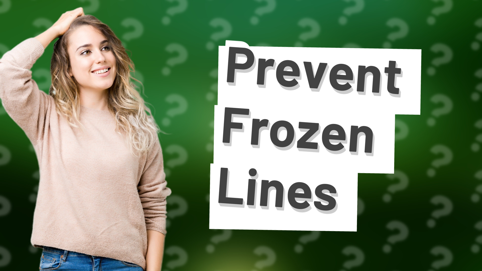 Prevent Frozen Lines
