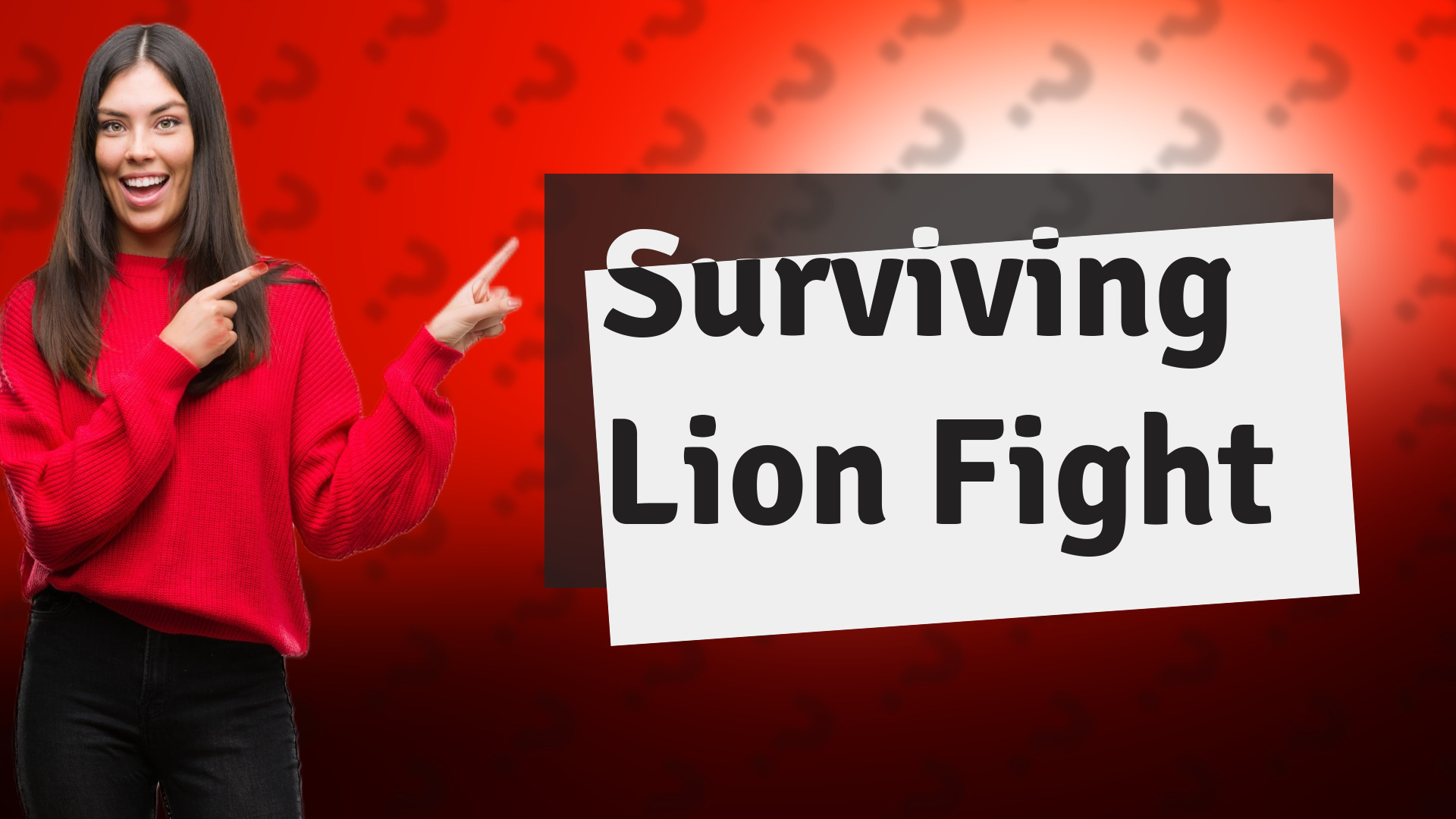 Surviving Lion Fight